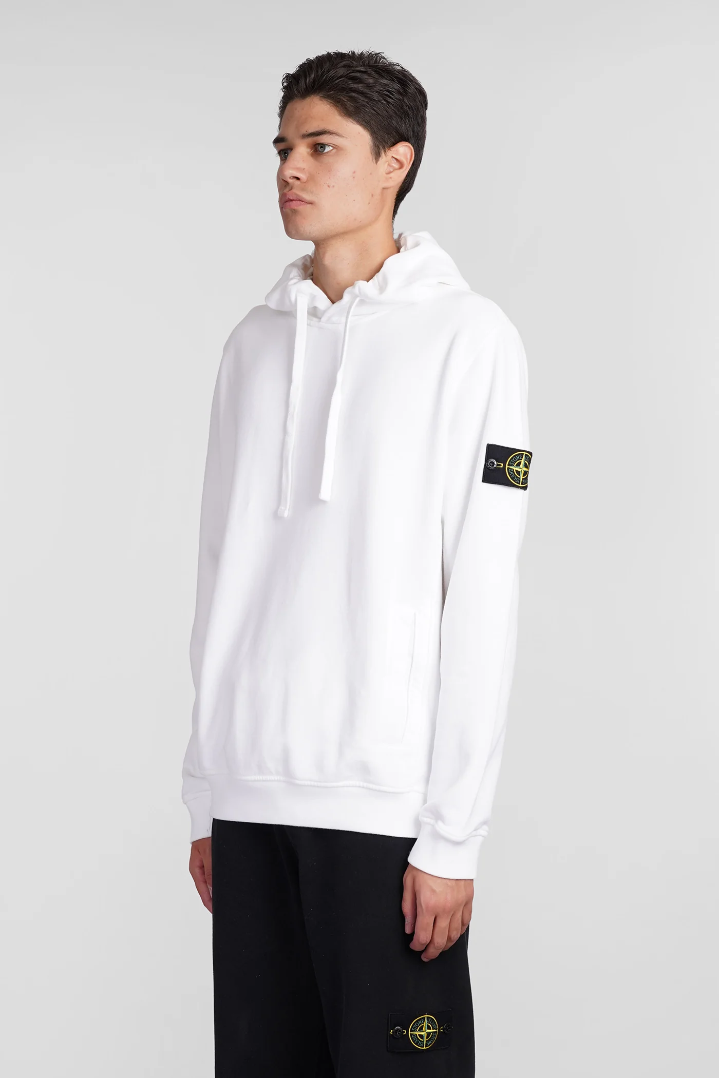 Sweatshirt in white cotton - Image 4