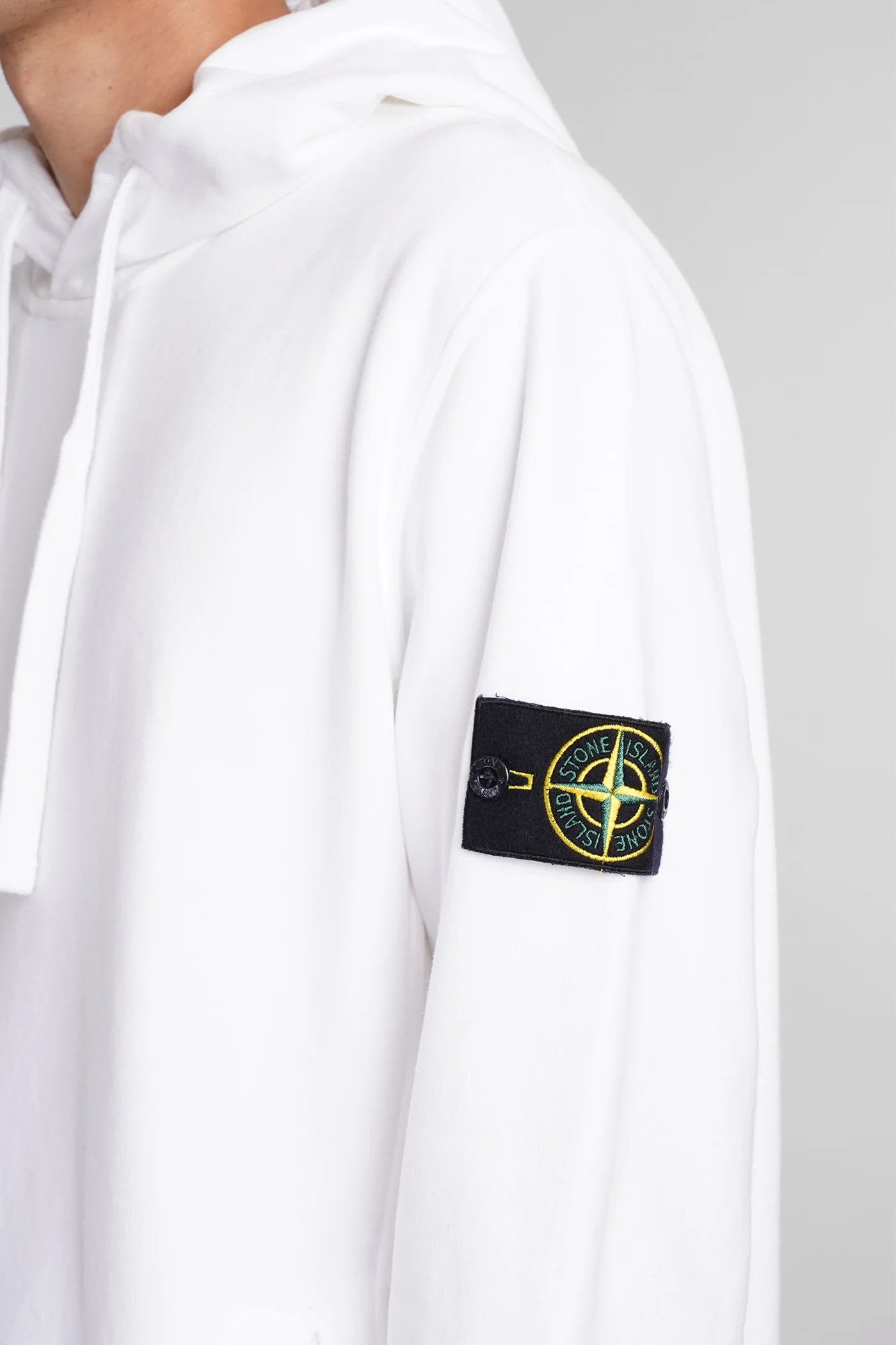Sweatshirt in white cotton - Image 5