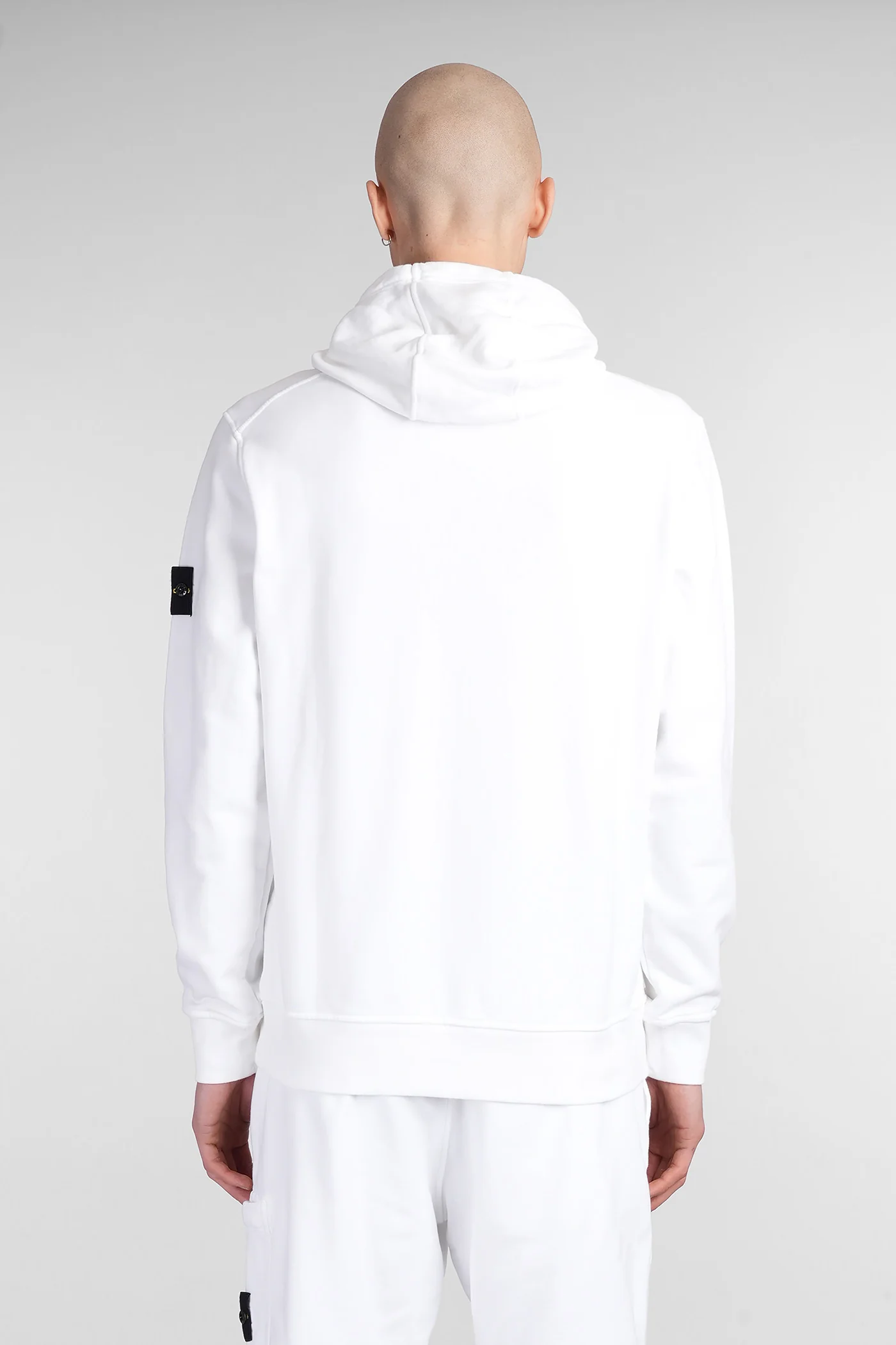 Sweatshirt in white cotton - Image 3