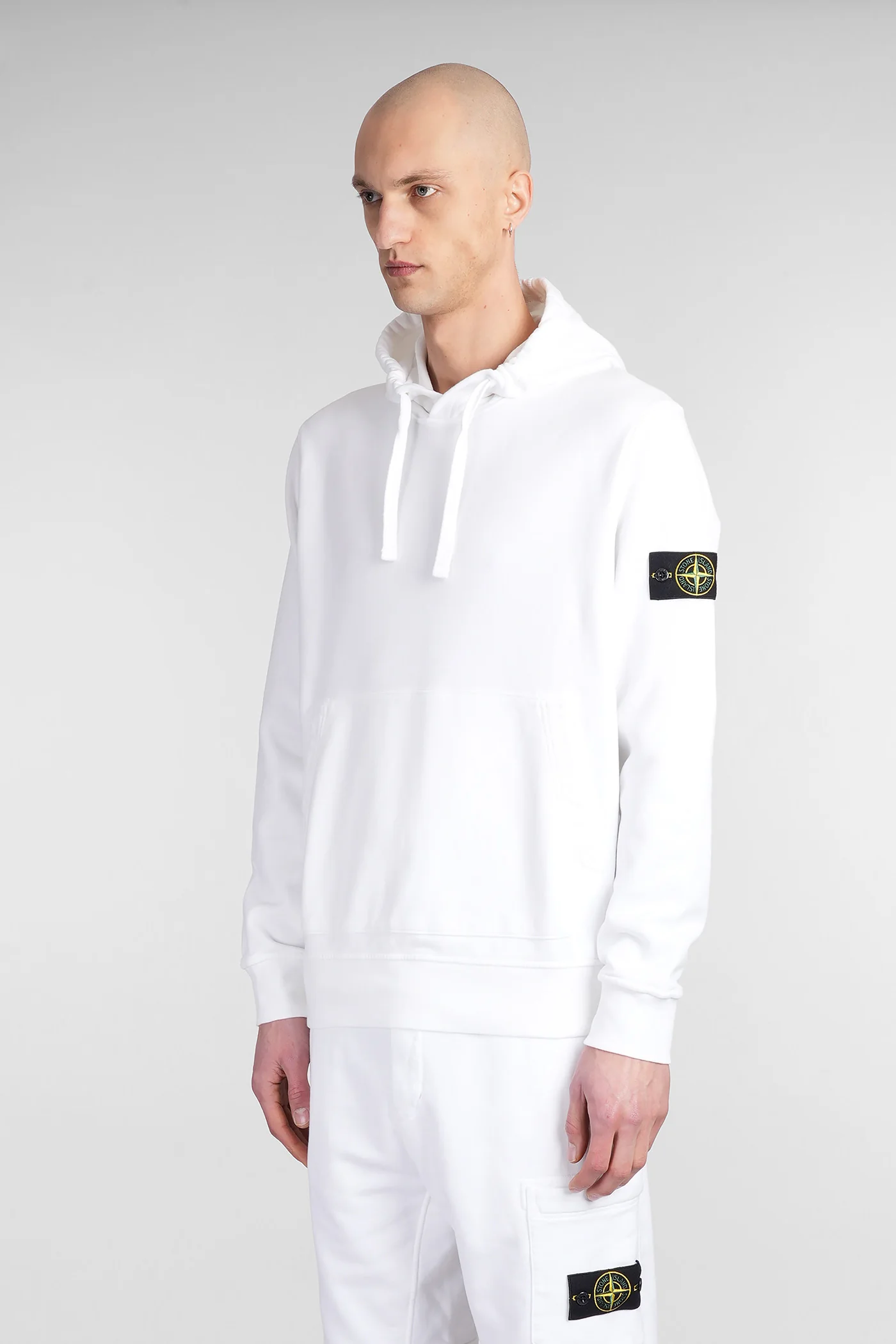 Sweatshirt in white cotton - Image 4