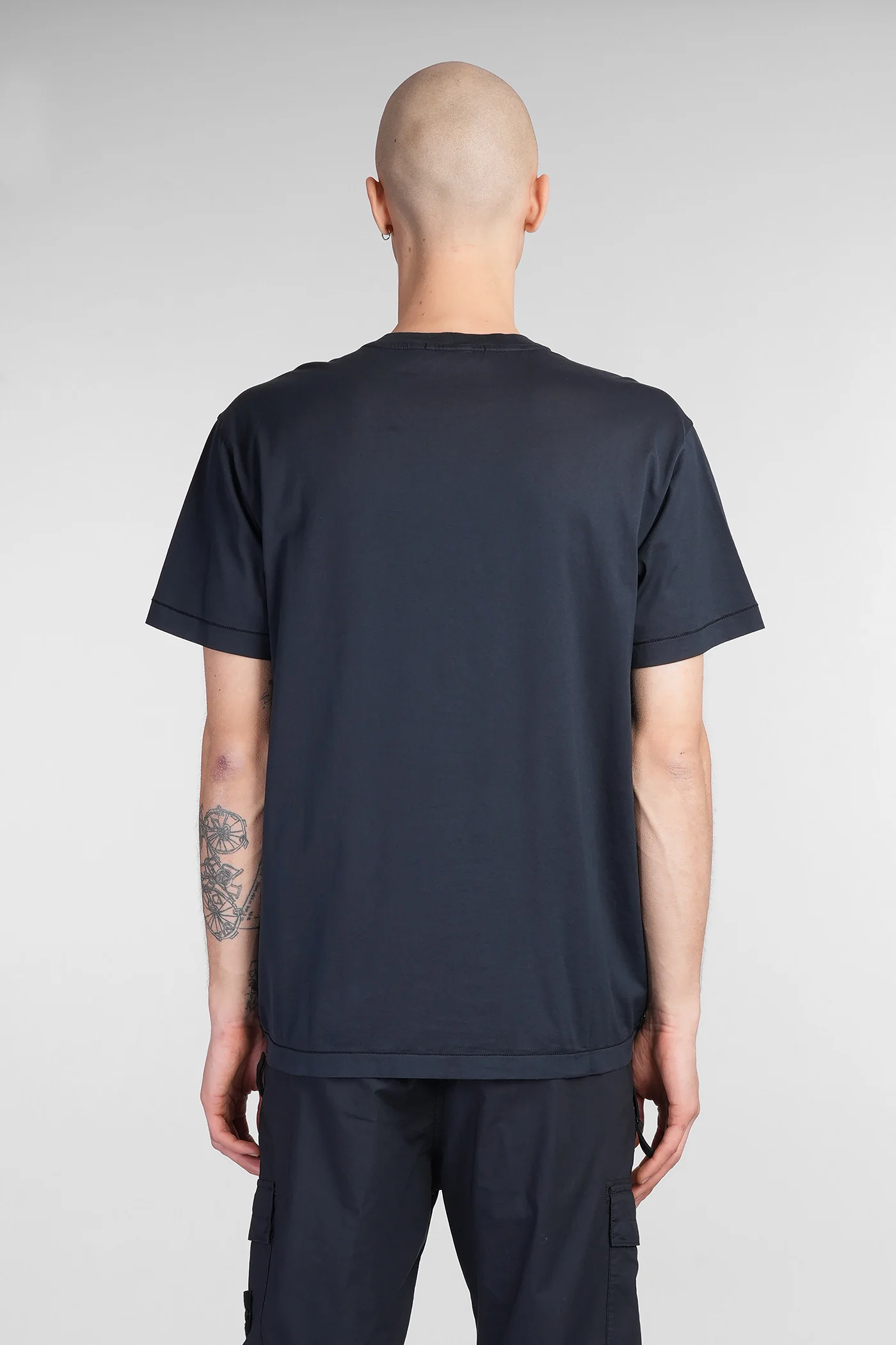 T-Shirt in blue cotton - Image 3
