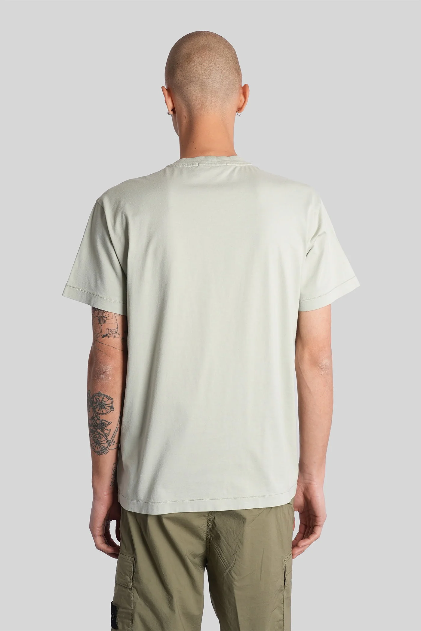 T-Shirt in green cotton - Image 3