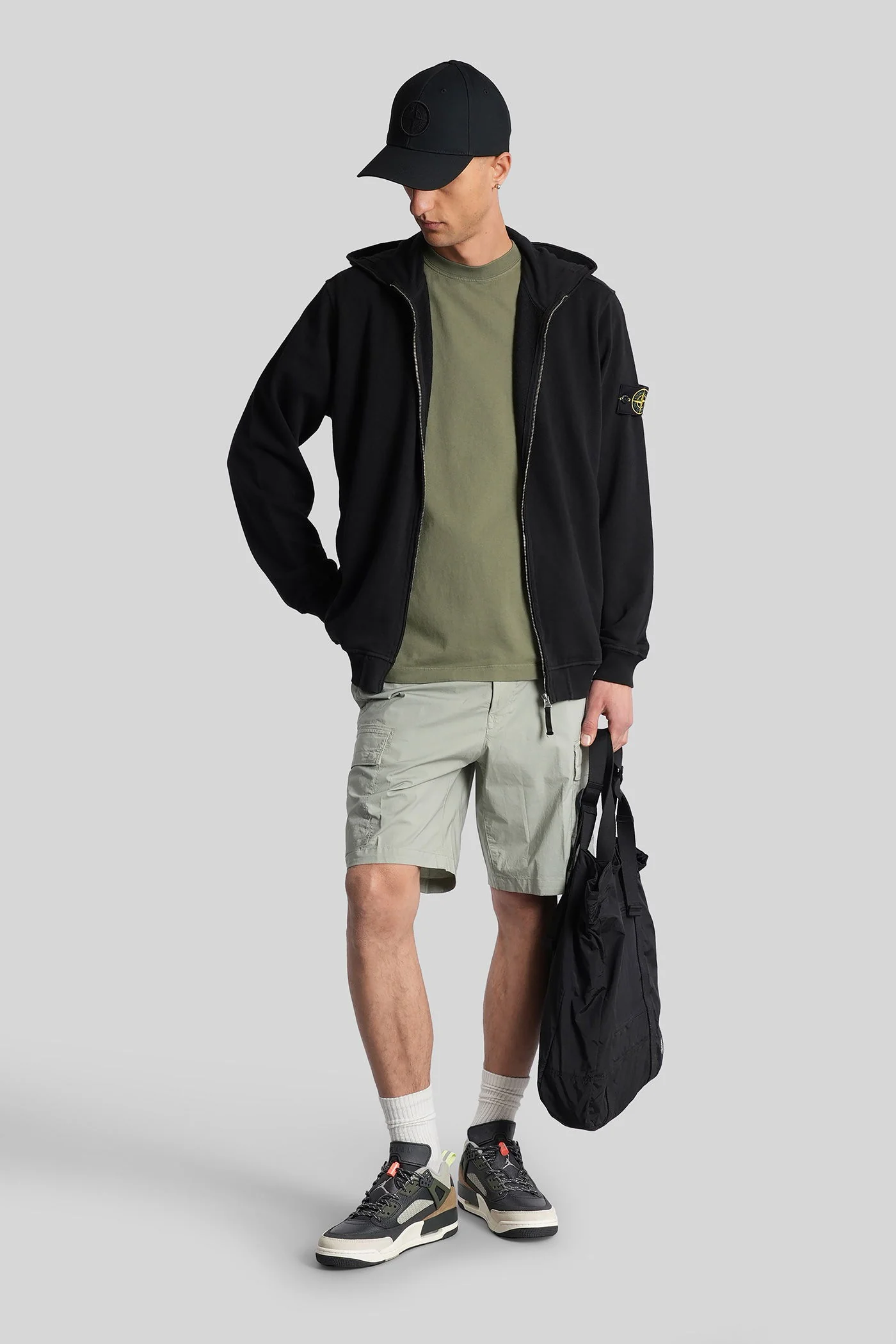 T-Shirt in green cotton - Image 12