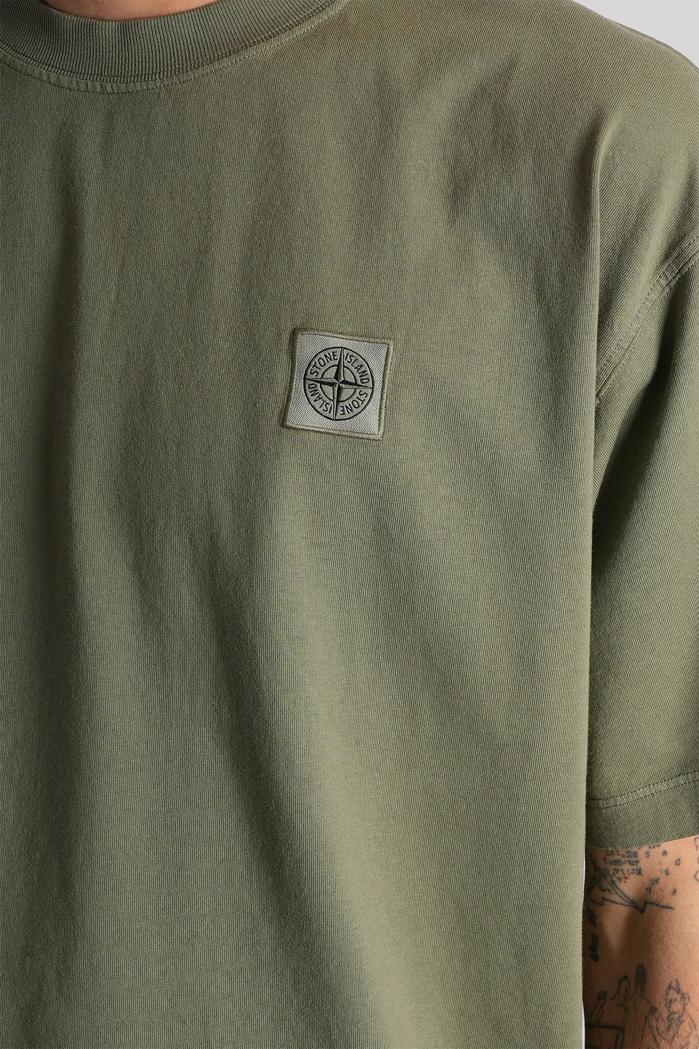 T-Shirt in green cotton - Image 20