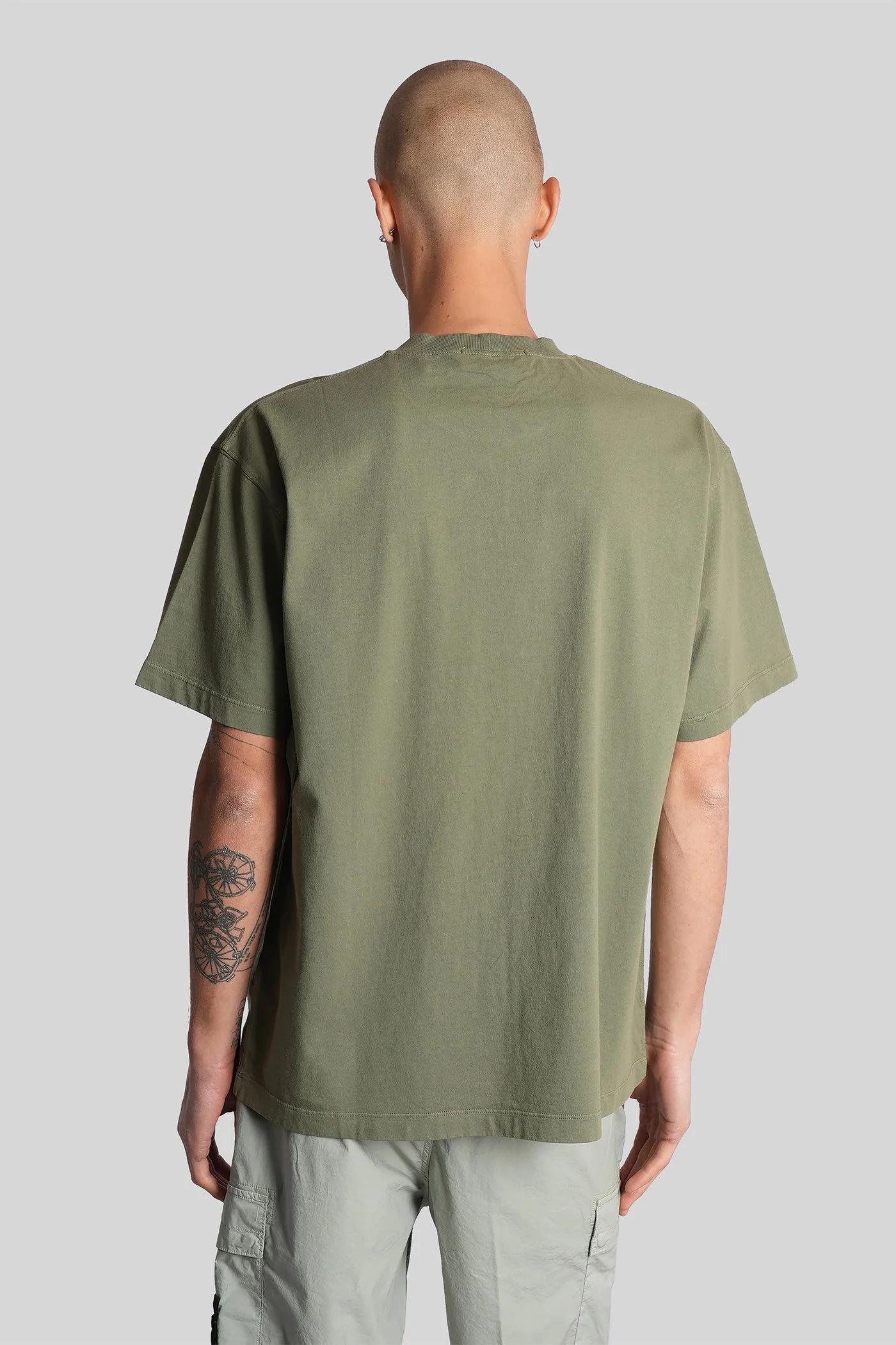 T-Shirt in green cotton - Image 23