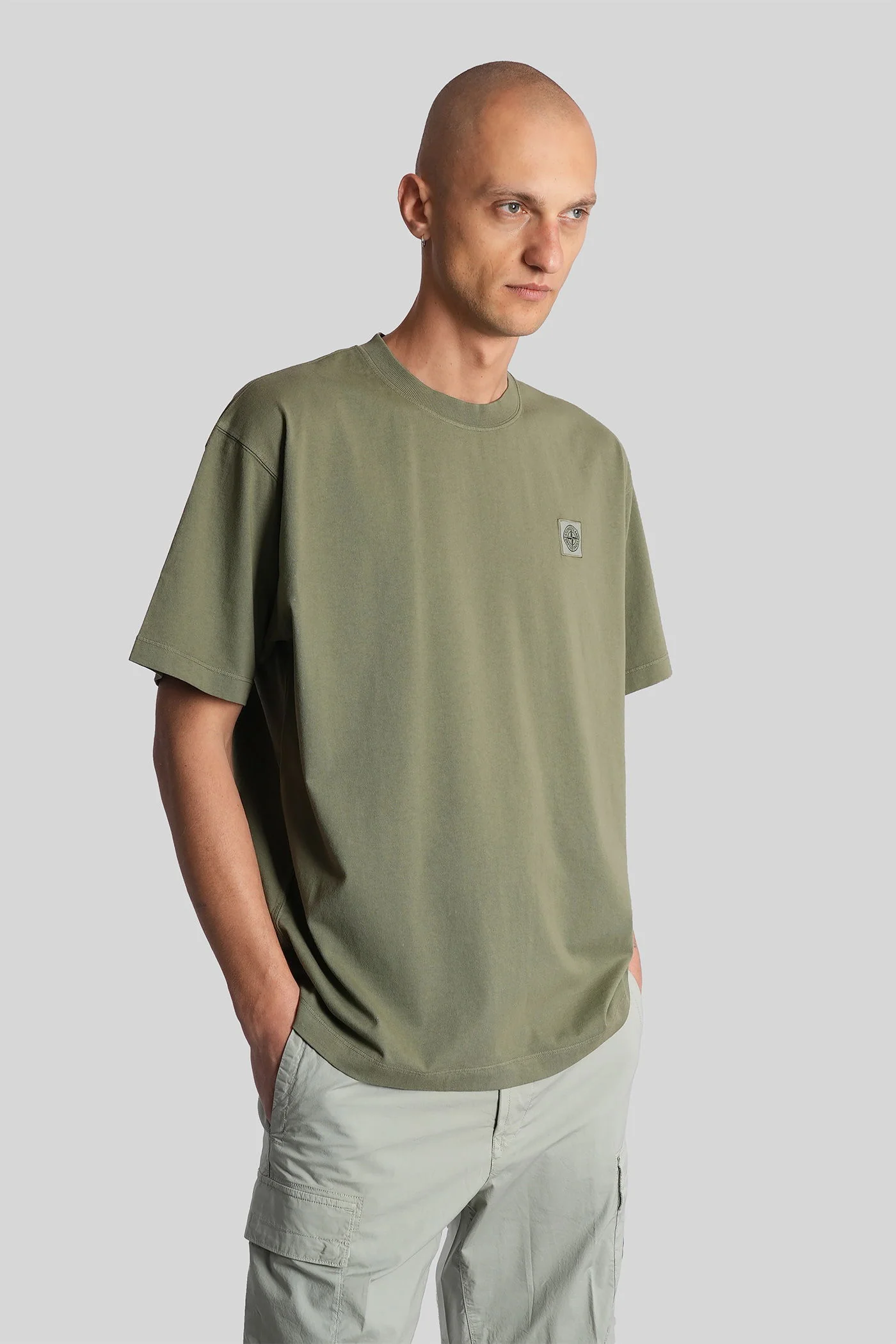 T-Shirt in green cotton - Image 4