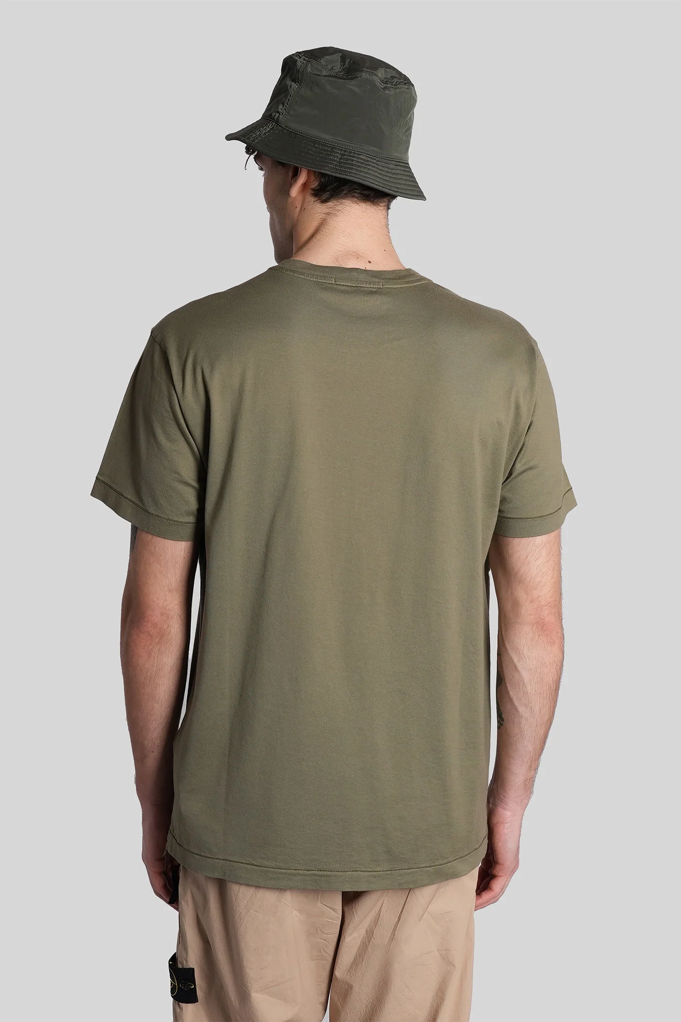 T-Shirt in green cotton - Image 3