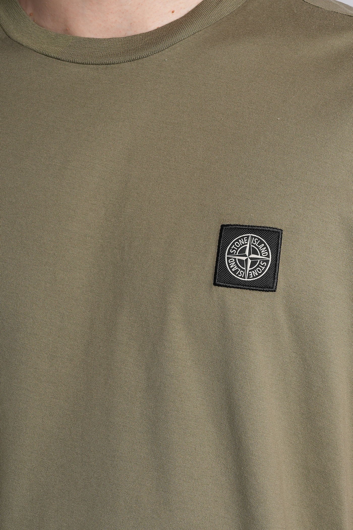 T-Shirt in green cotton - Image 5