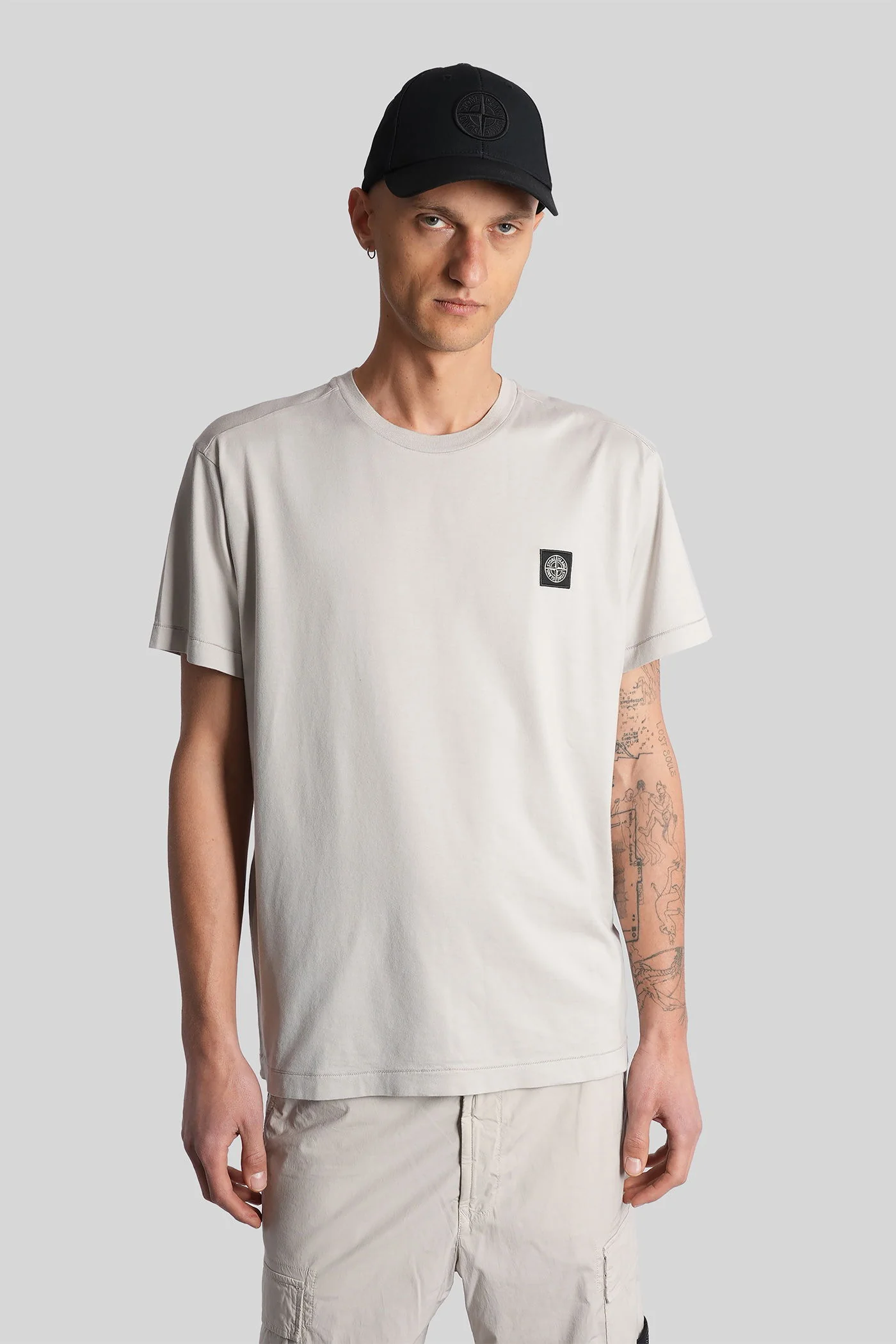 T-Shirt in grey cotton