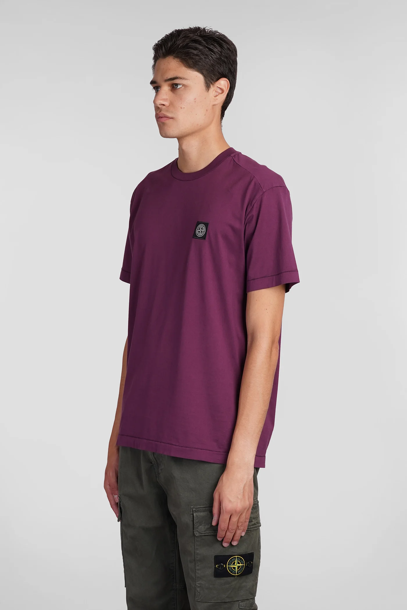 T-Shirt in Viola cotton - Image 4
