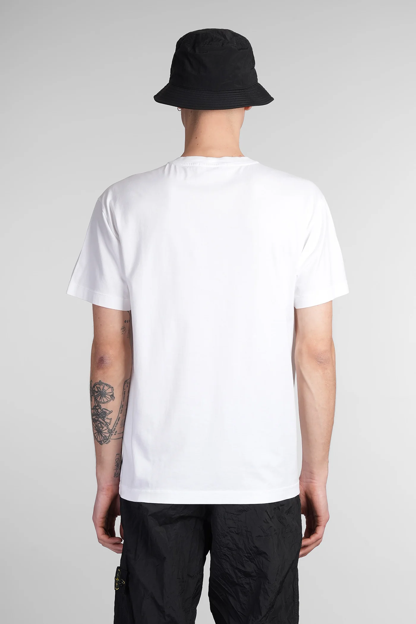 T-Shirt in white cotton - Image 3