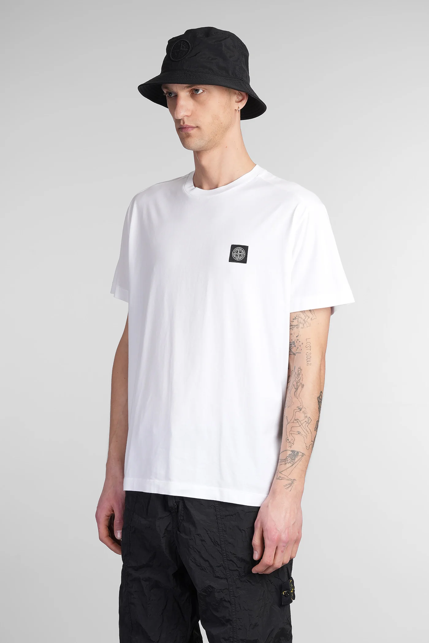 T-Shirt in white cotton - Image 4