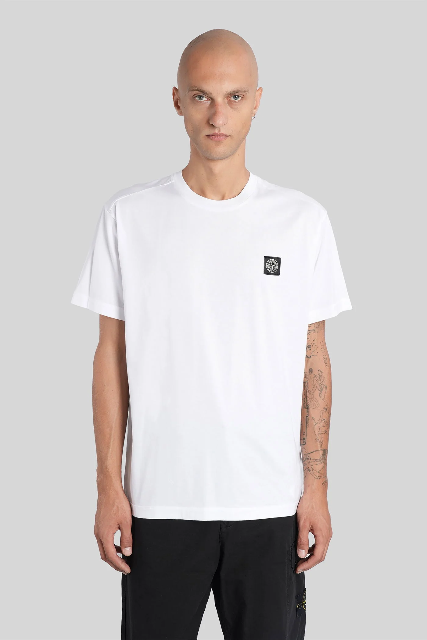 T-Shirt in white cotton
