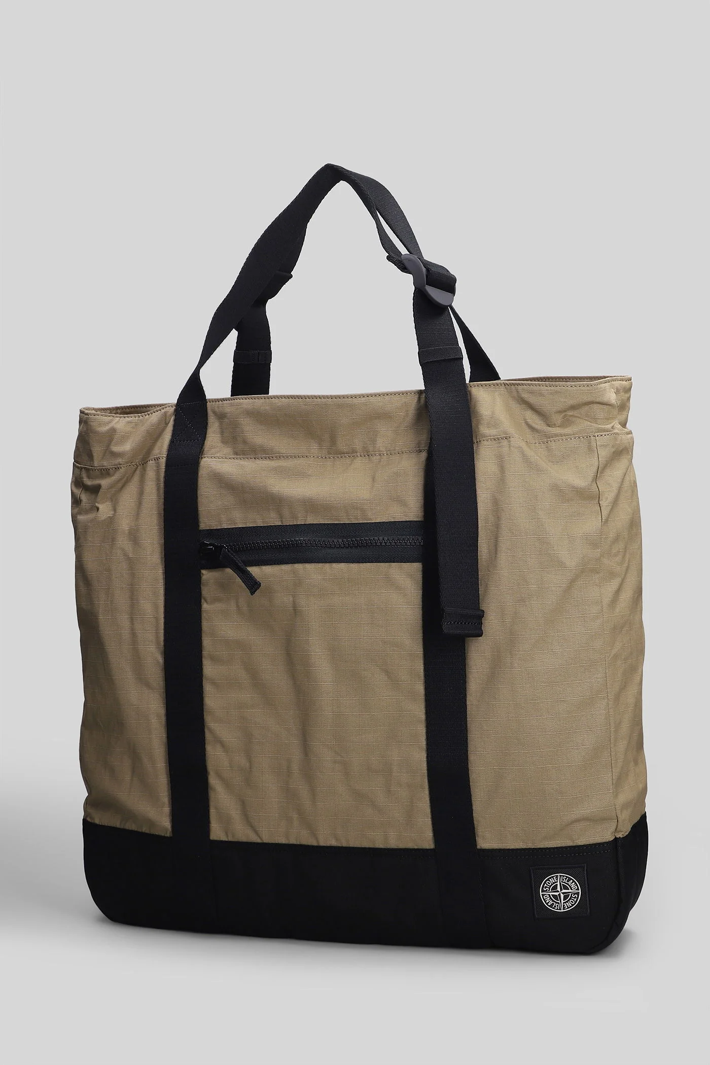 Tote in beige cotton - Image 2