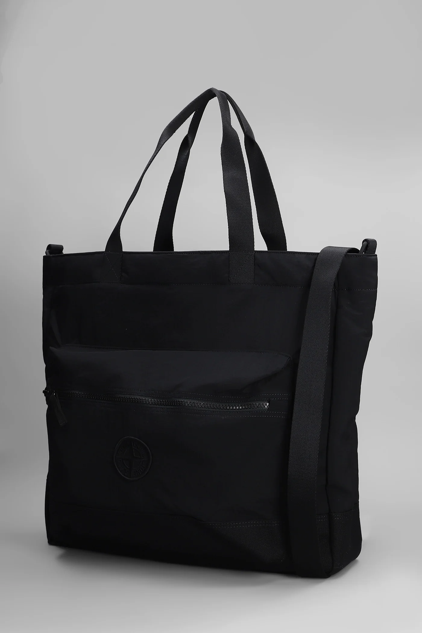 Tote in black polyamide - Image 2