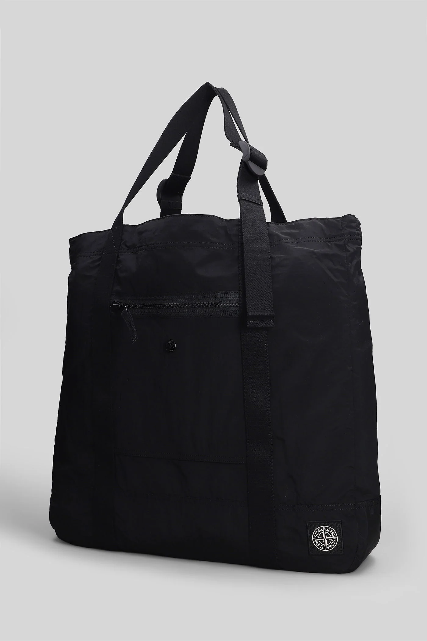 Tote in black polyamide - Image 2