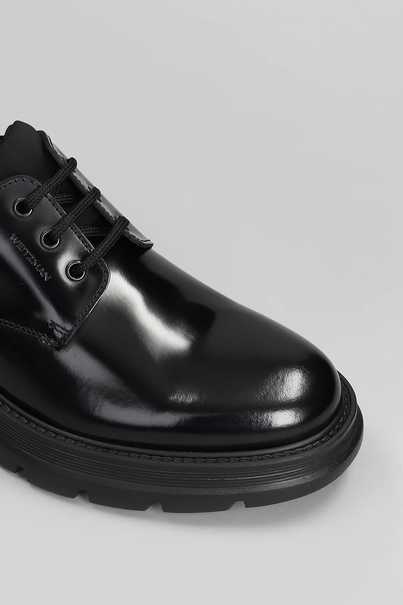 Ajay Lace up shoes in black leather - Image 5
