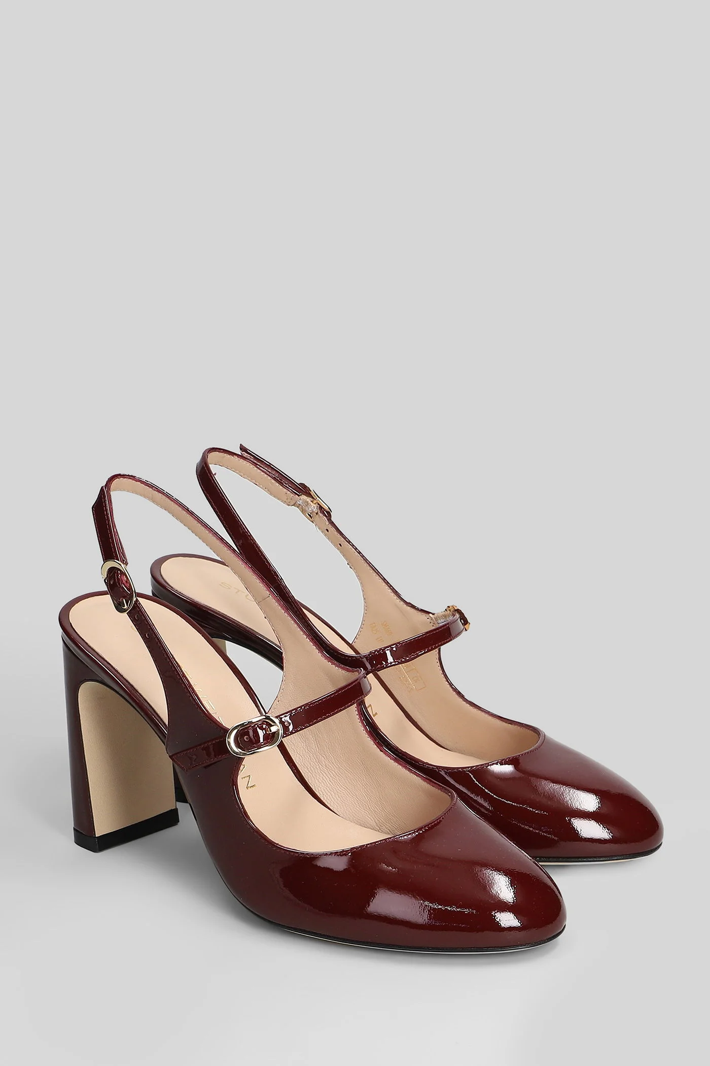 Babette mj Pumps in bordeaux patent leather - Image 2