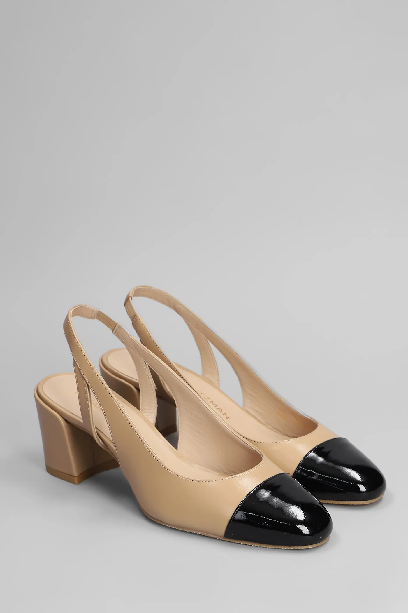 Sleek 50 Pumps in beige leather - Image 2