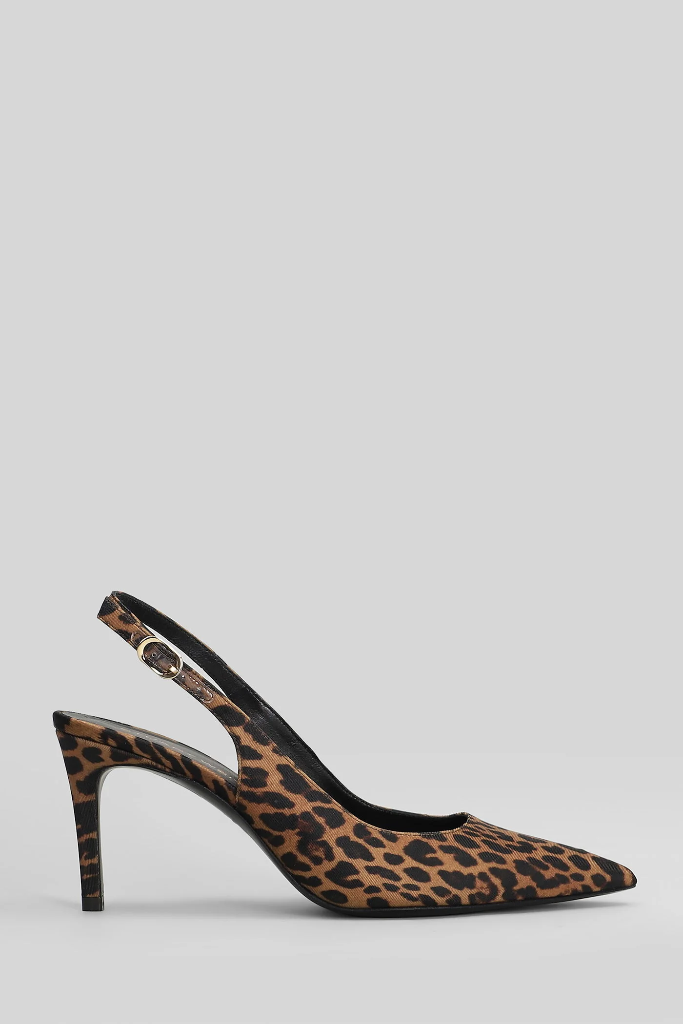 Stuart power Pumps in Animalier satin