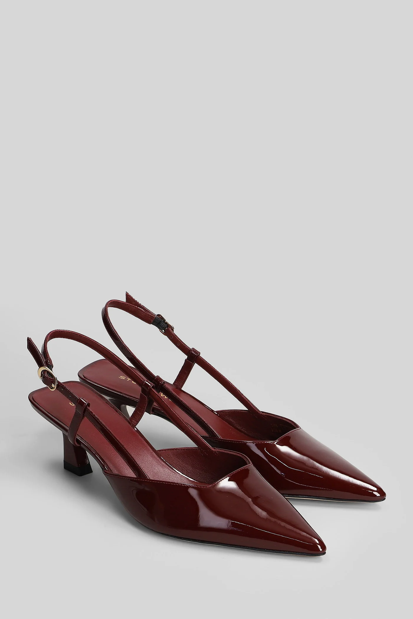 Vinnie 50 Pumps in bordeaux patent leather - Image 2