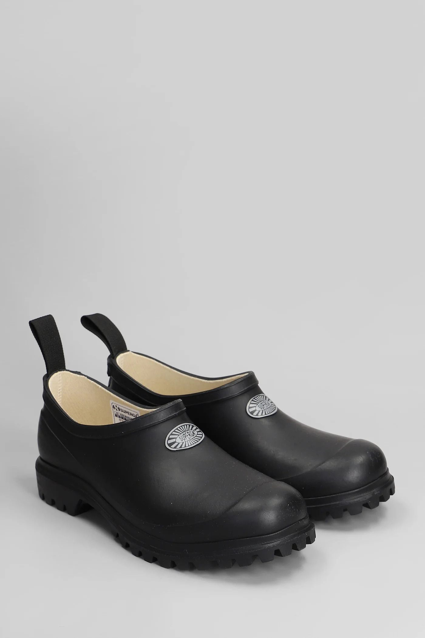 809 Rubber Mule Slipper-Mule in black rubber/plasic - Image 2