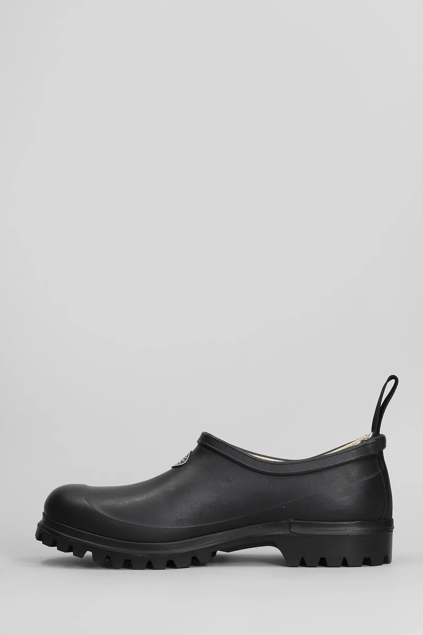 809 Rubber Mule Slipper-Mule in black rubber/plasic - Image 3