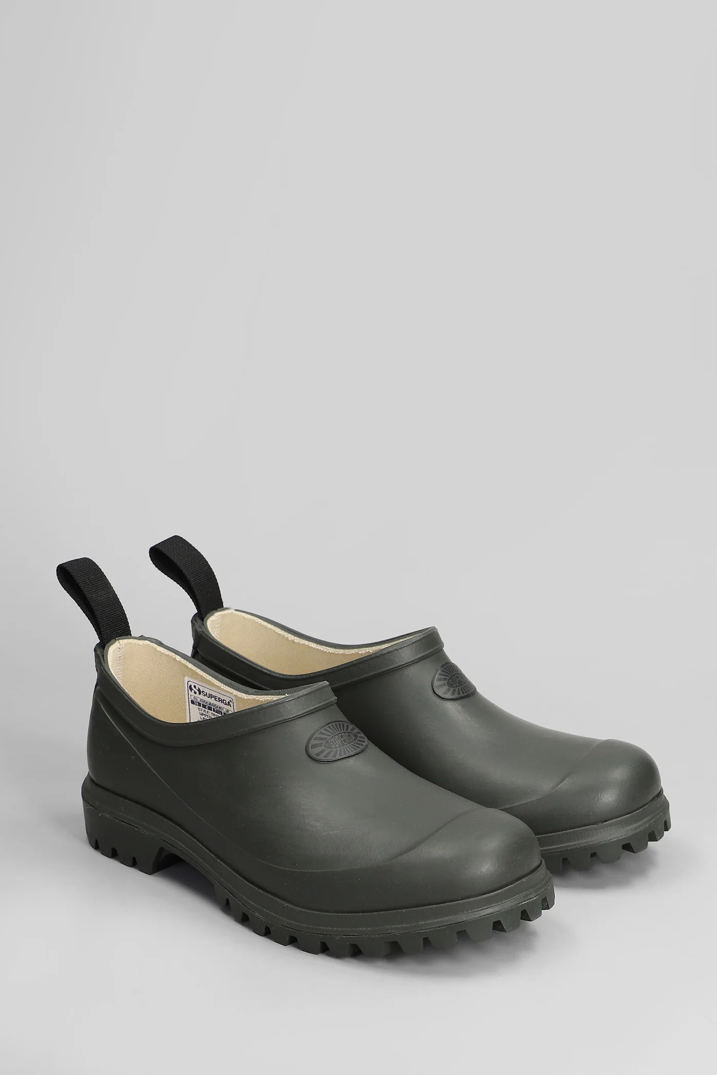 809 Rubber Mule Slipper-Mule in green rubber/plasic - Image 2