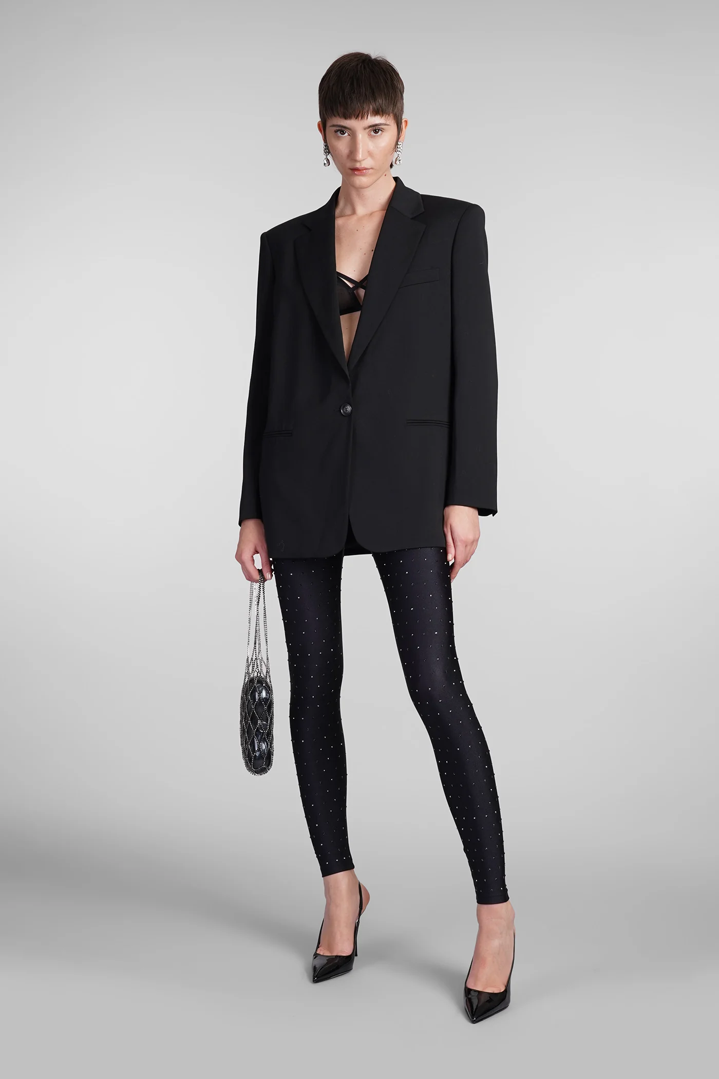 Holly Crystal Leggings in black polyamide - Image 2