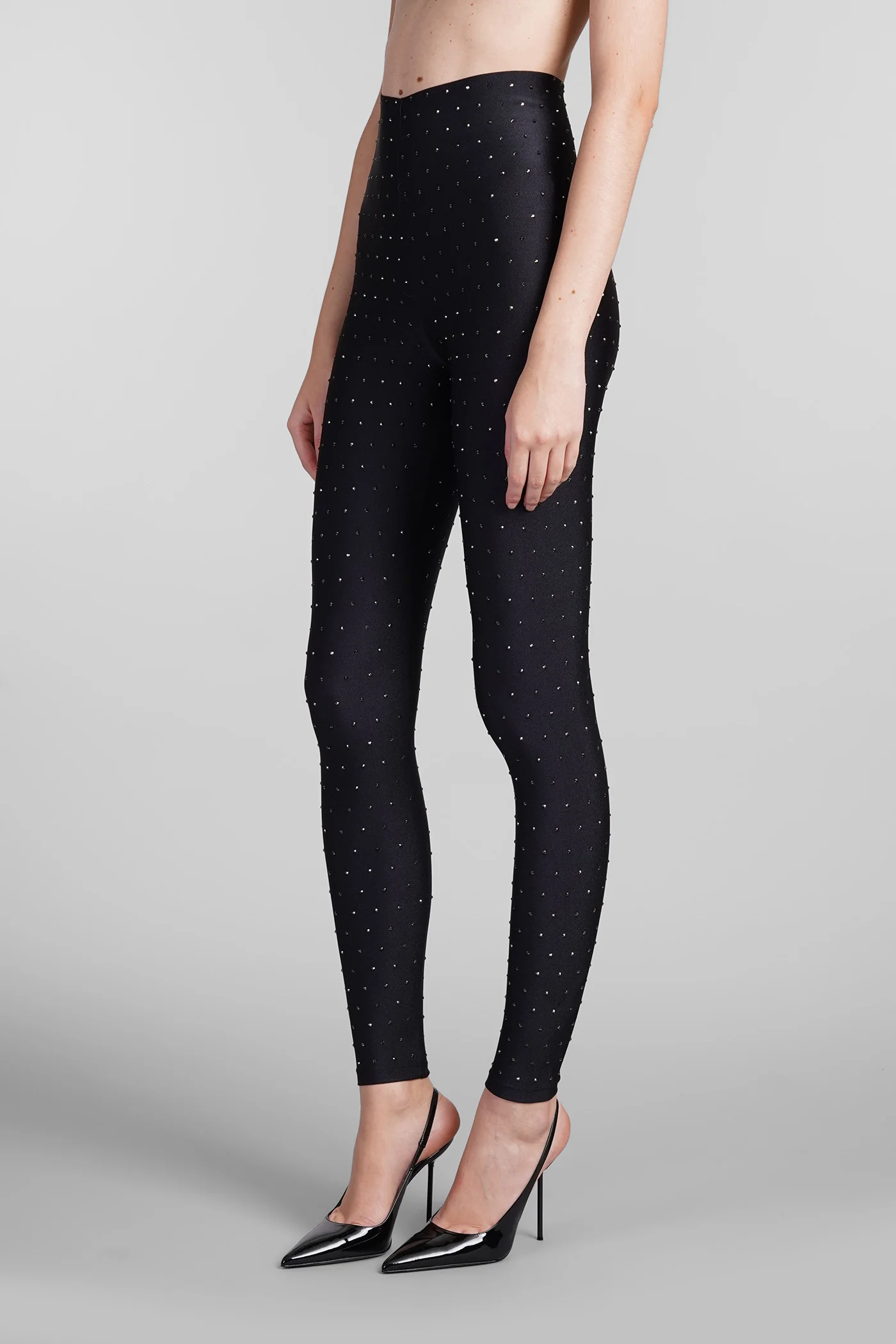 Holly Crystal Leggings in black polyamide - Image 4