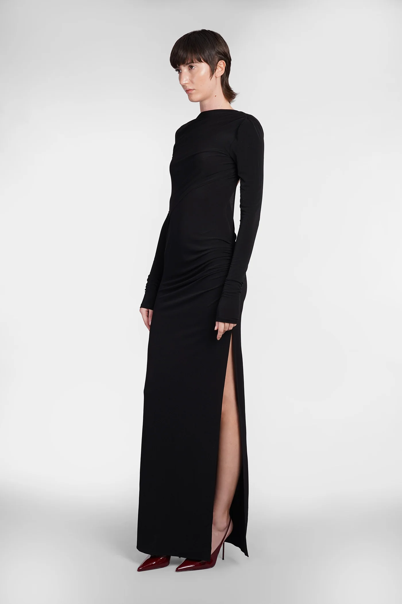 Sophie Maxi Dress woman  in black polyester - Image 4