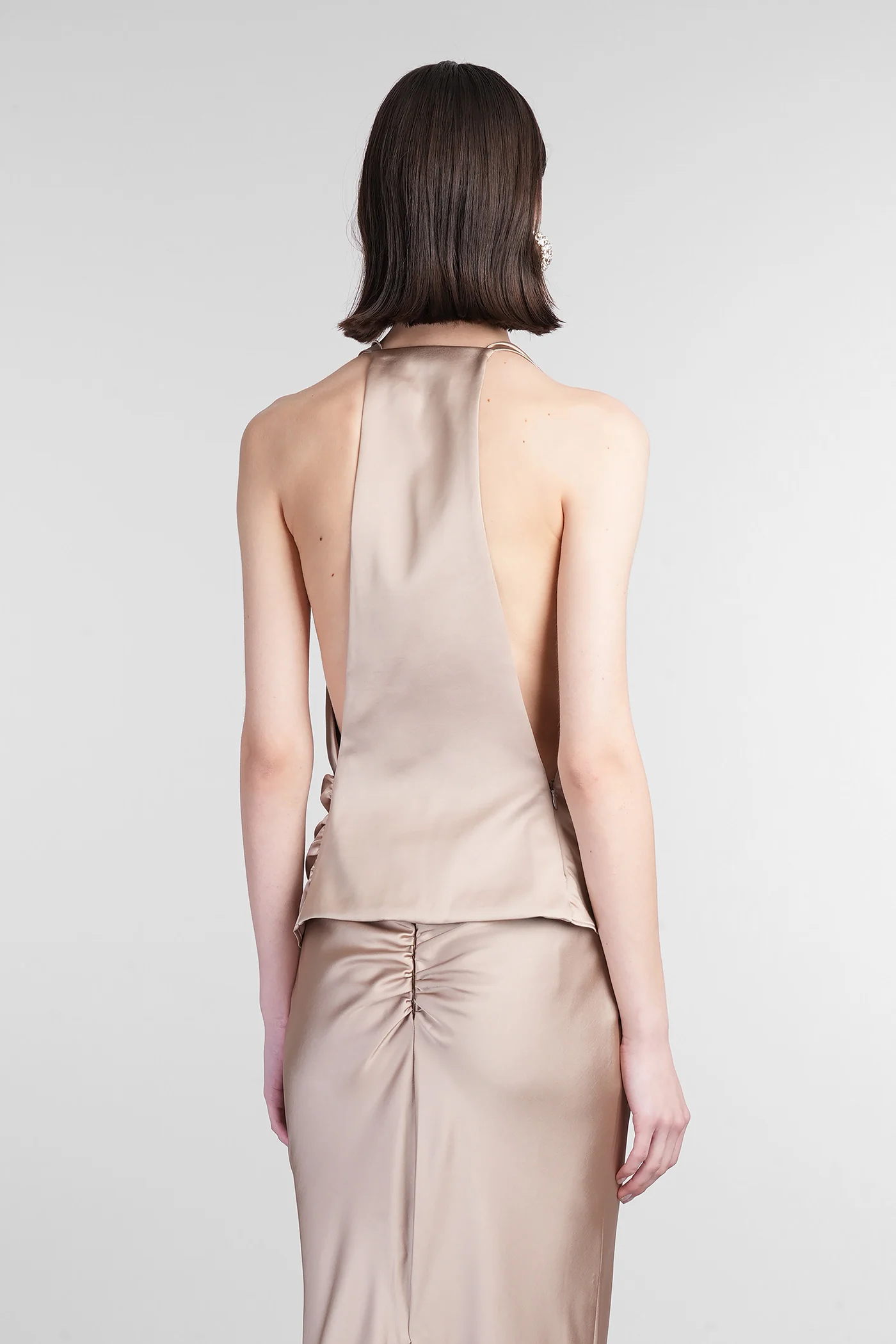 Verushka Top Topwear in grey polyester - Image 3
