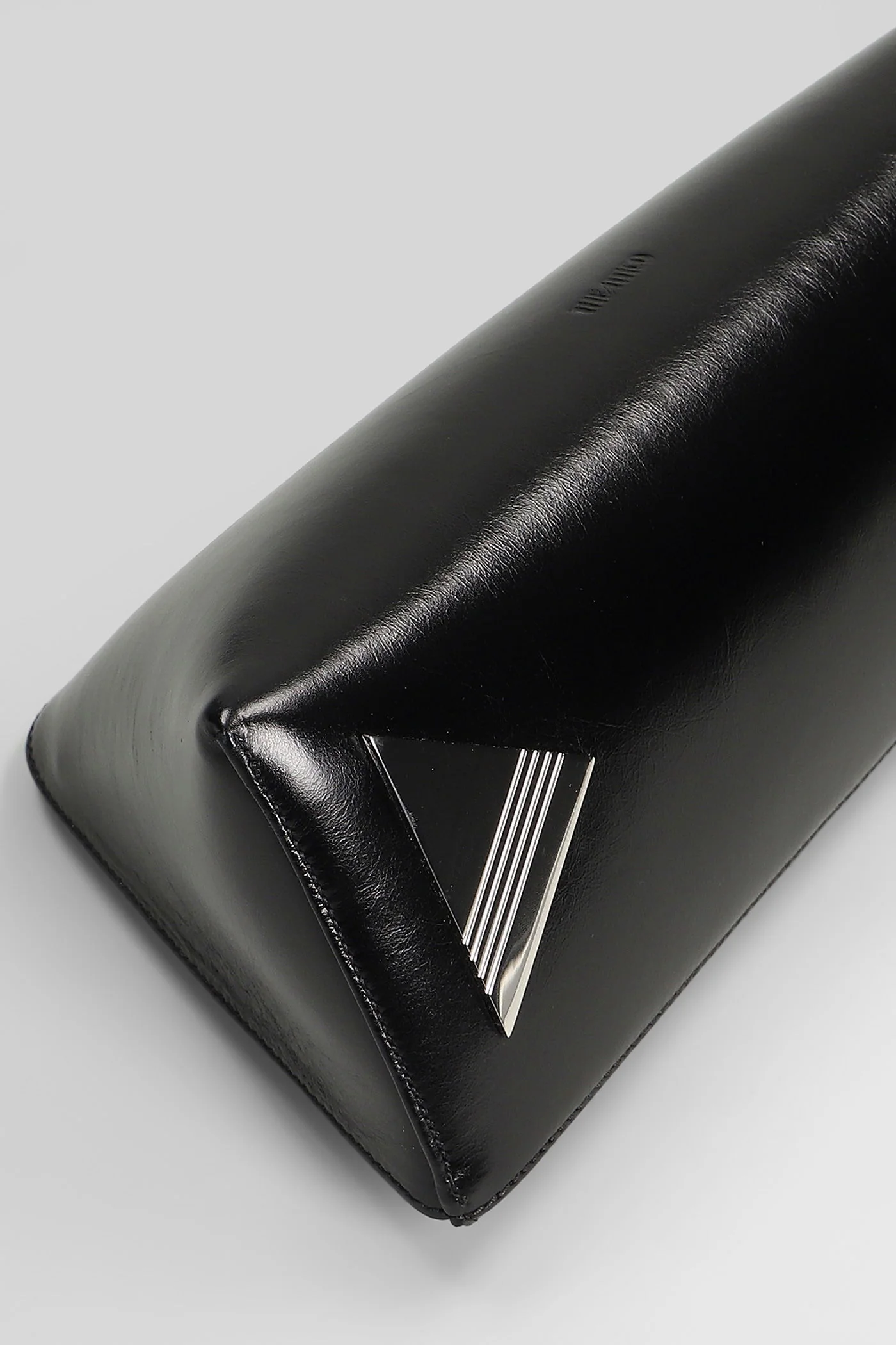 8.30 pm Clutch in black leather - Image 4