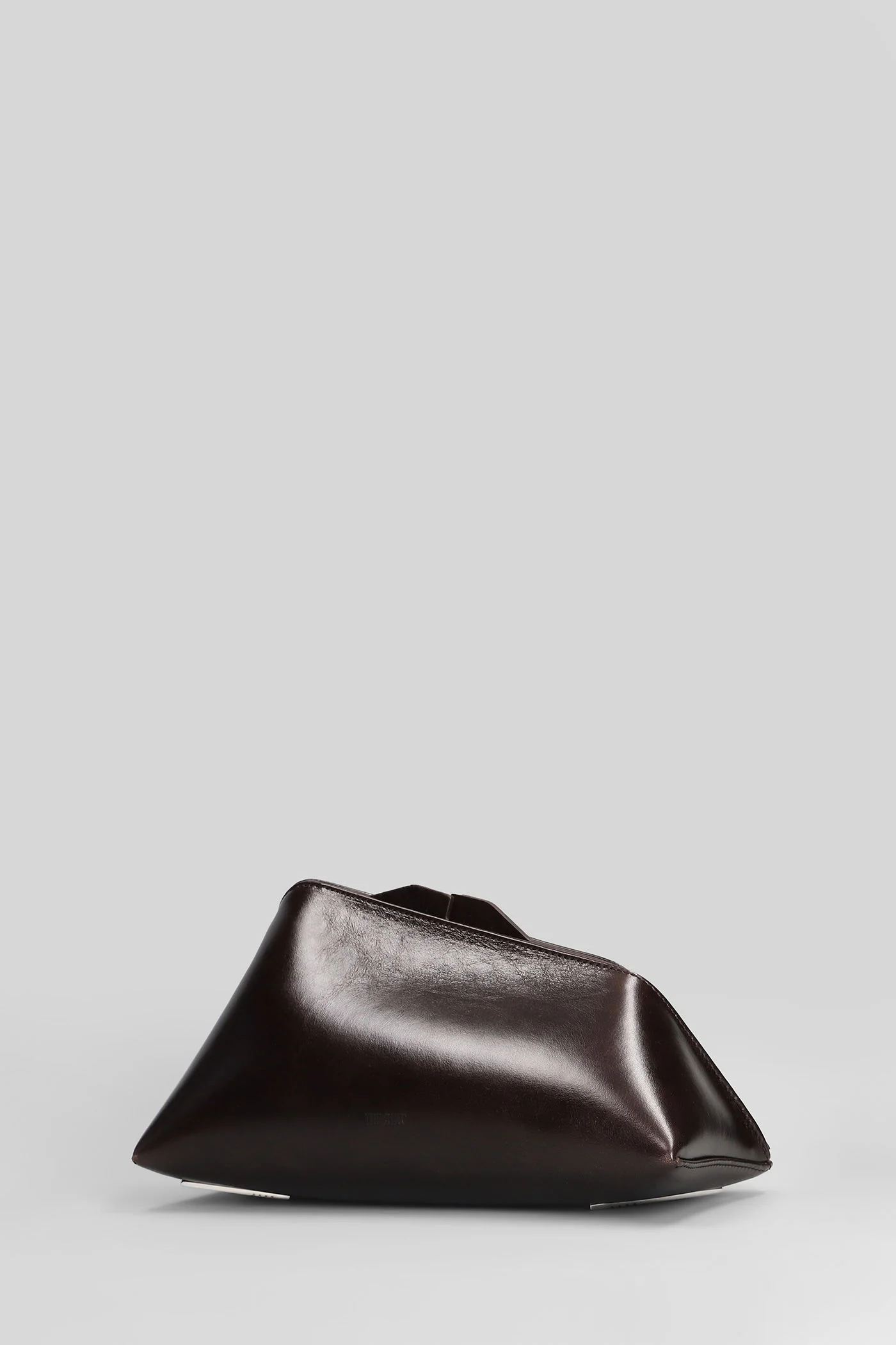 8.30 pm Clutch in brown leather - Image 2
