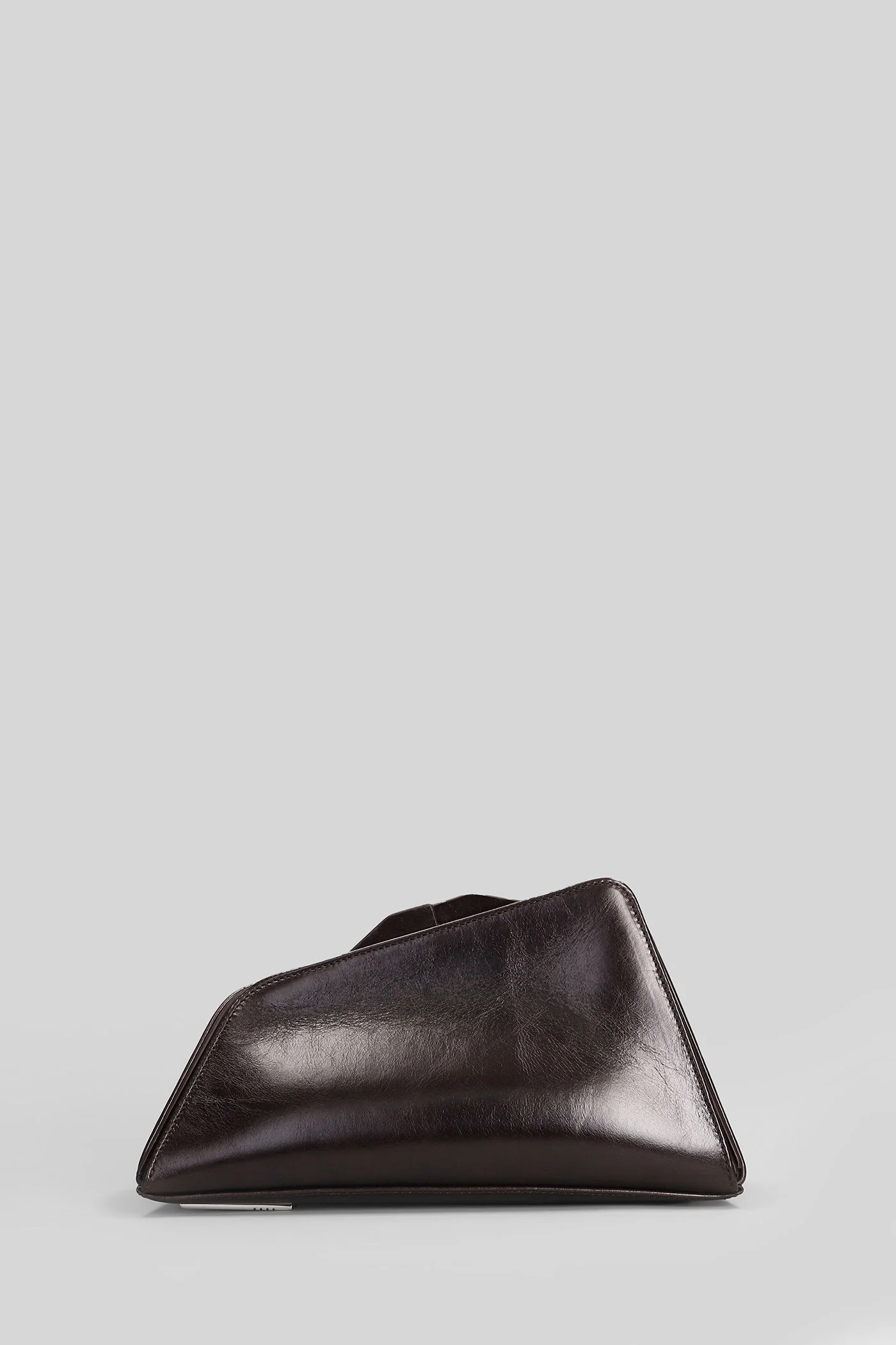 8.30 pm Clutch in brown leather - Image 3