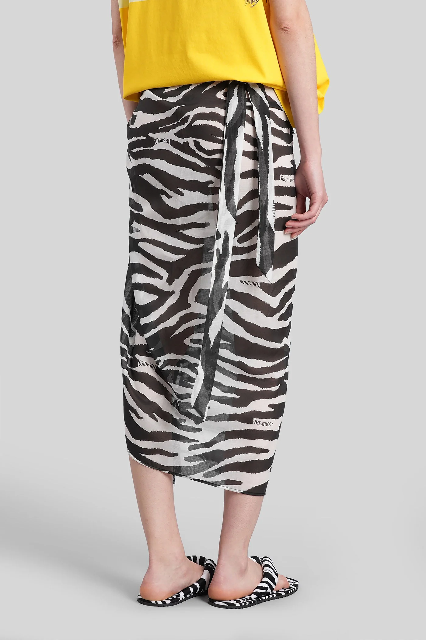 Beachwear in black cotton - Image 3