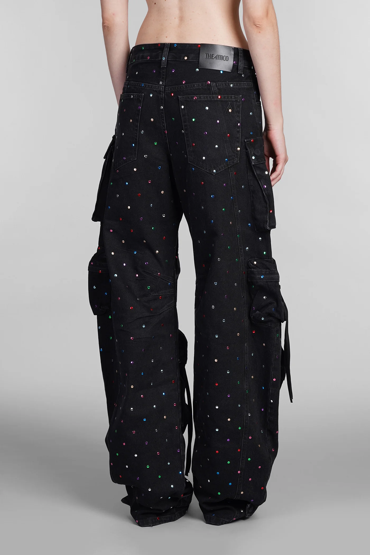 Fern Jeans in black cotton - Image 3