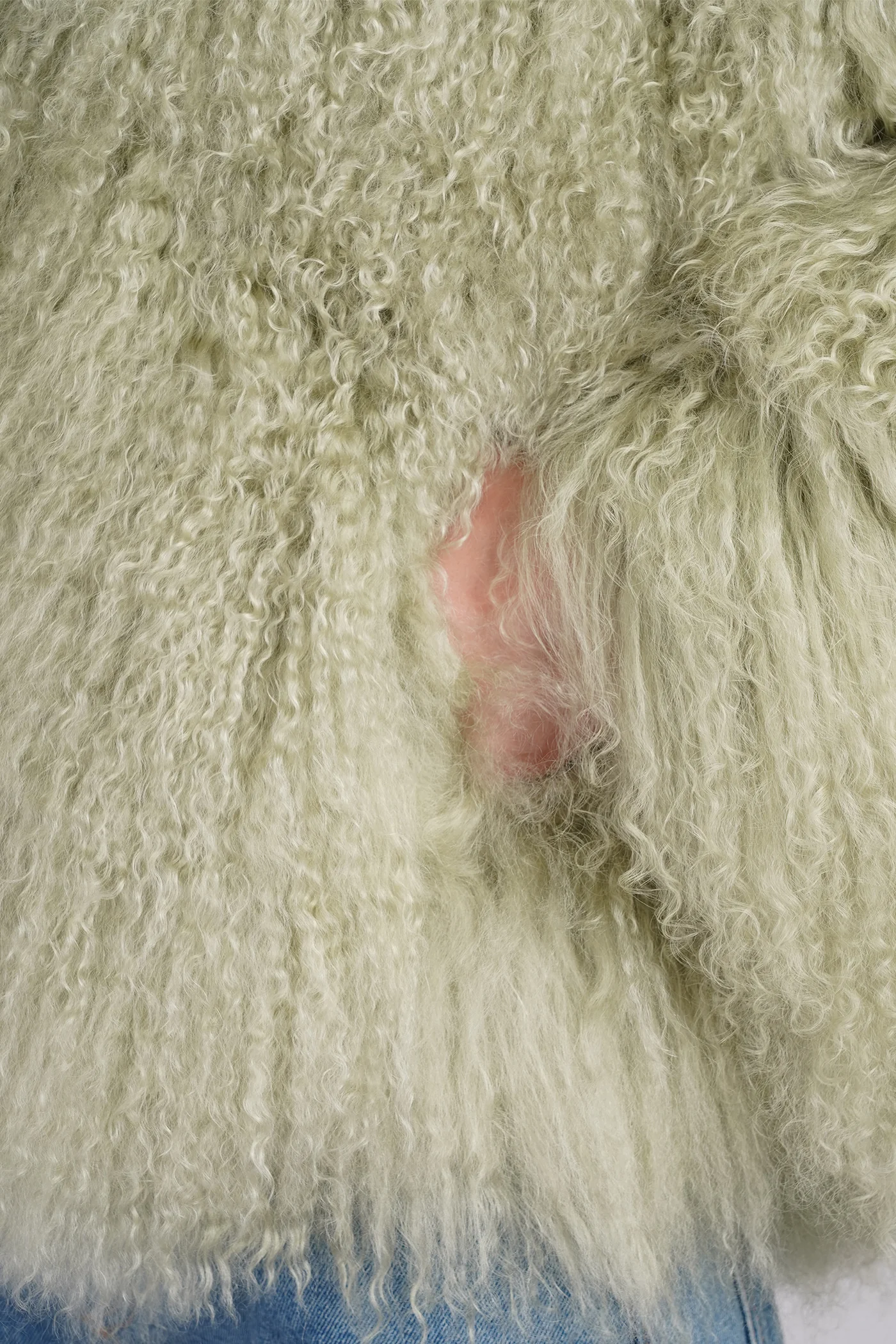 Fur & Shearling in green leather - Image 5