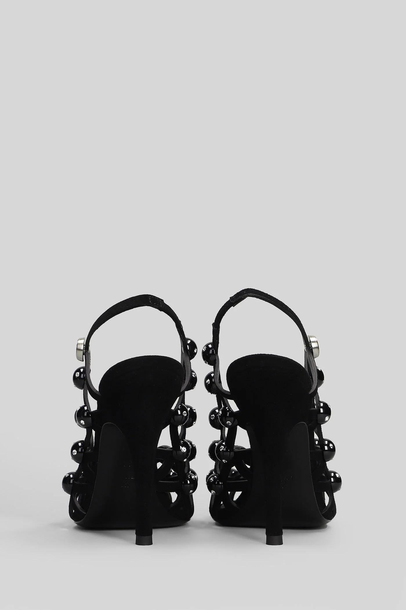 Grid Pumps in black suede - Image 4