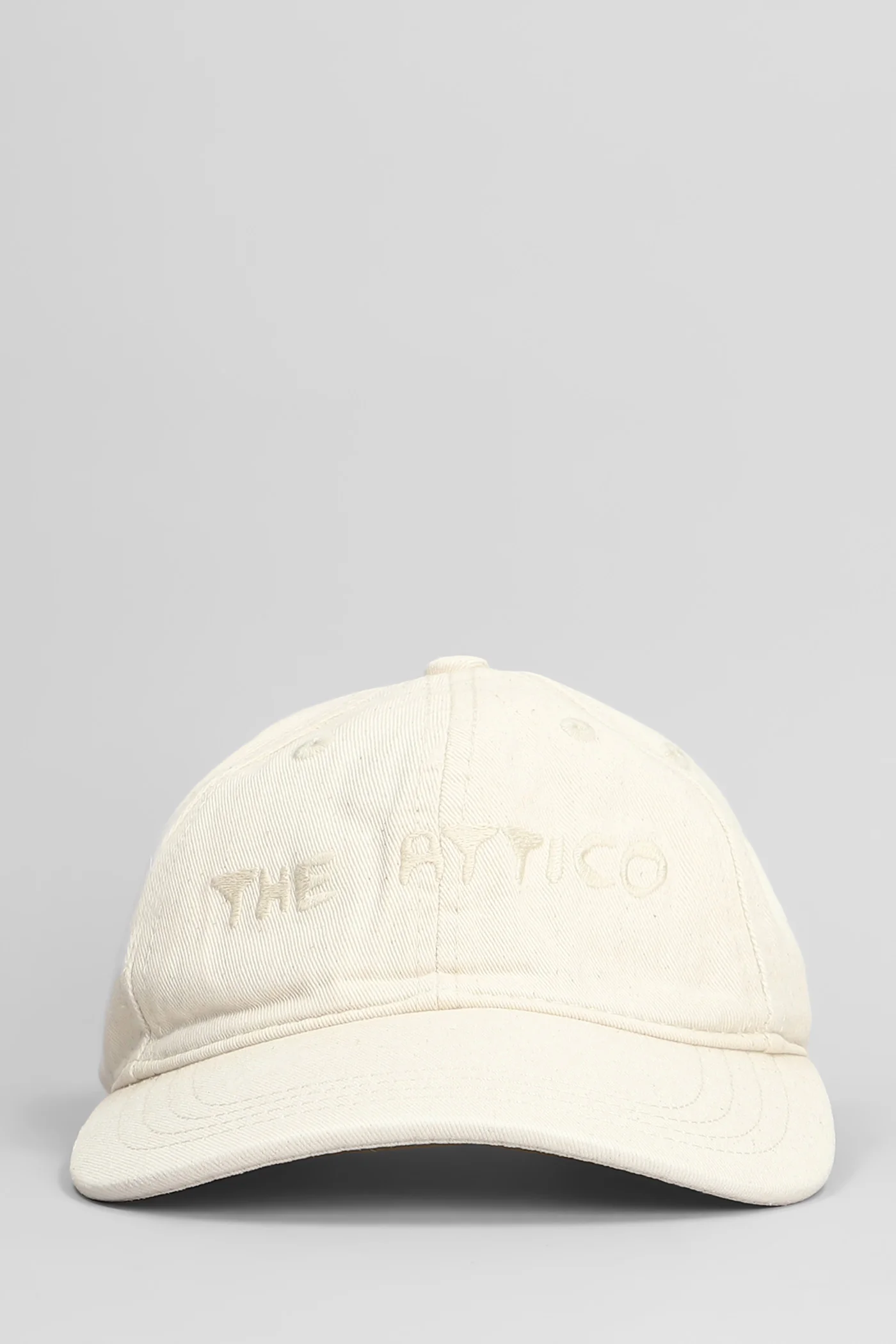 Hats in beige cotton
