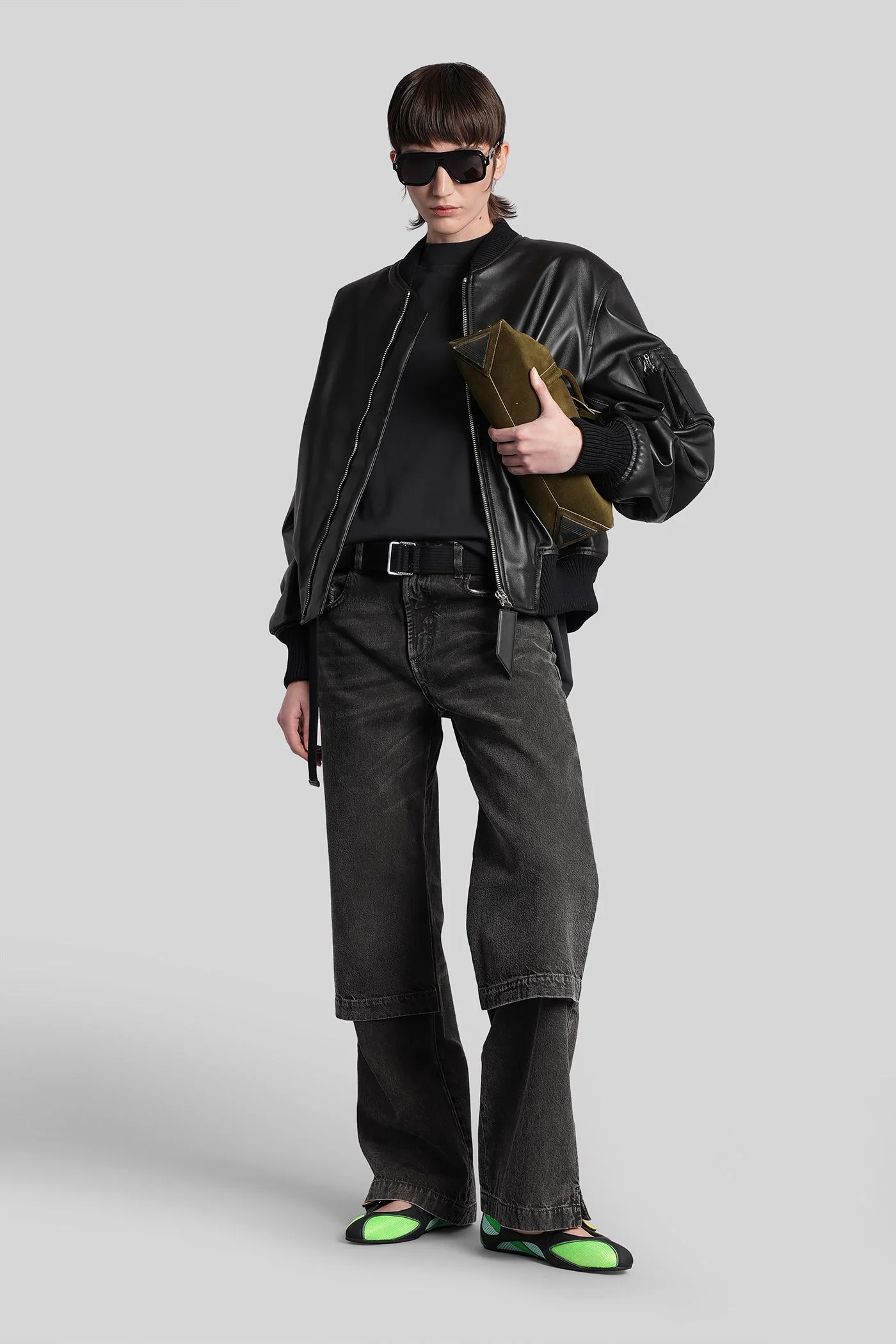 Jeans in black cotton - Image 2