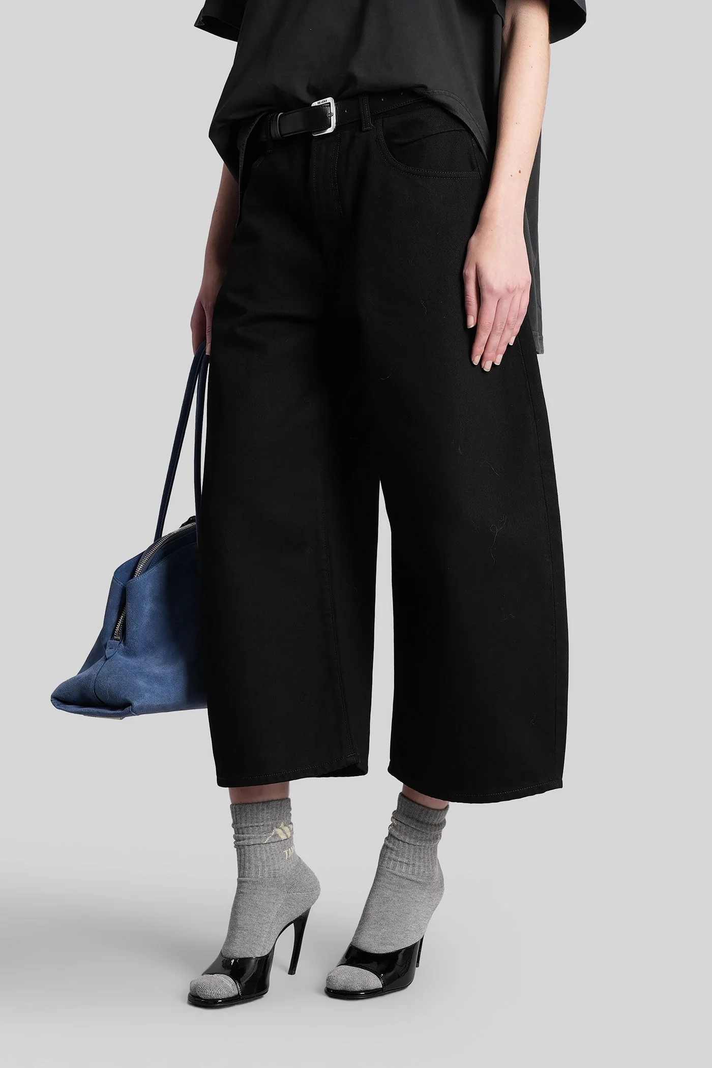 Jeans in black cotton - Image 4