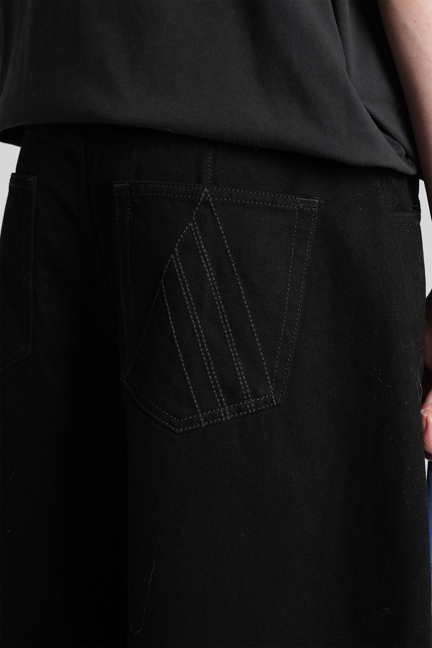 Jeans in black cotton - Image 5