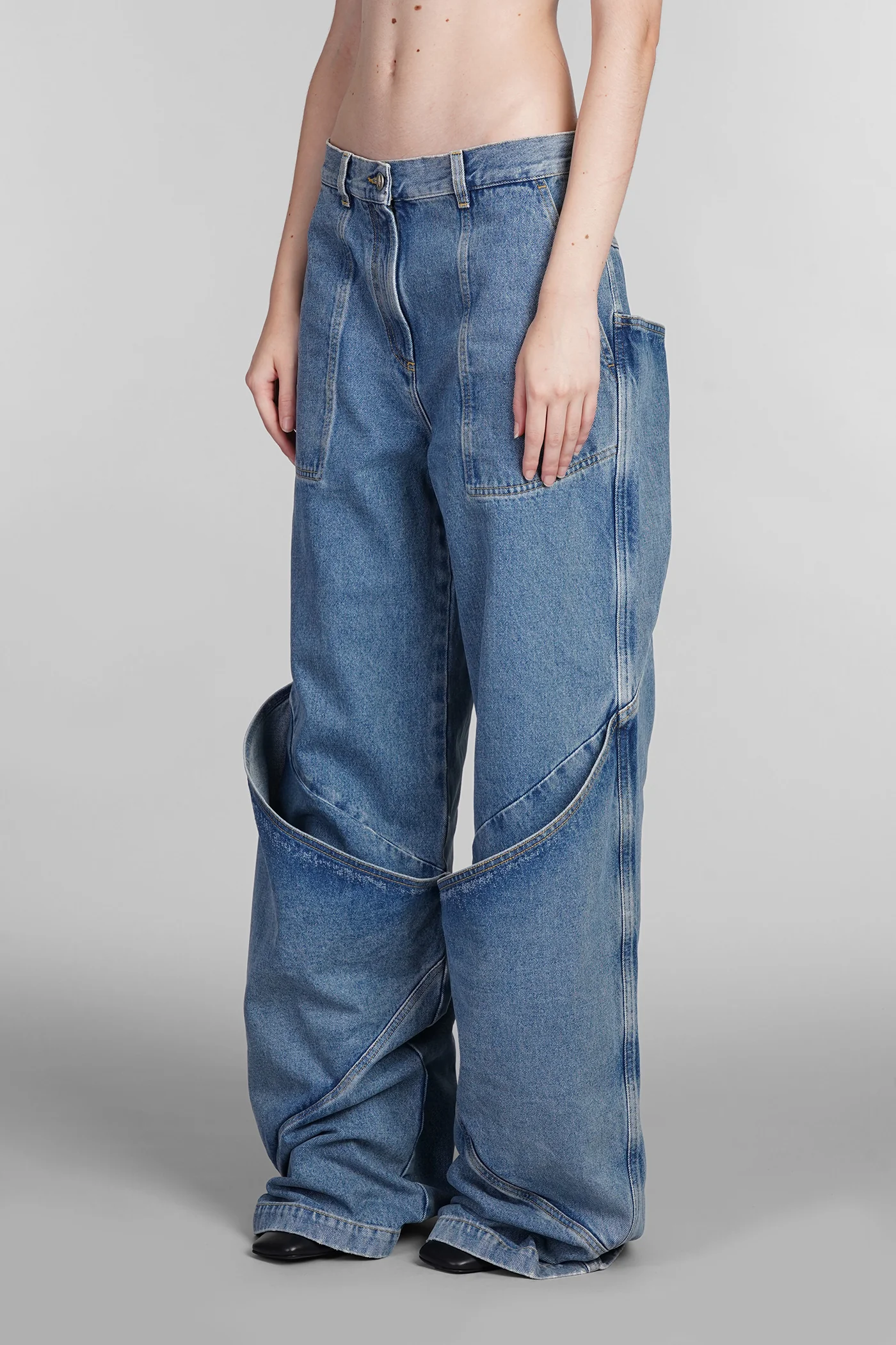 Jeans in blue cotton - Image 4