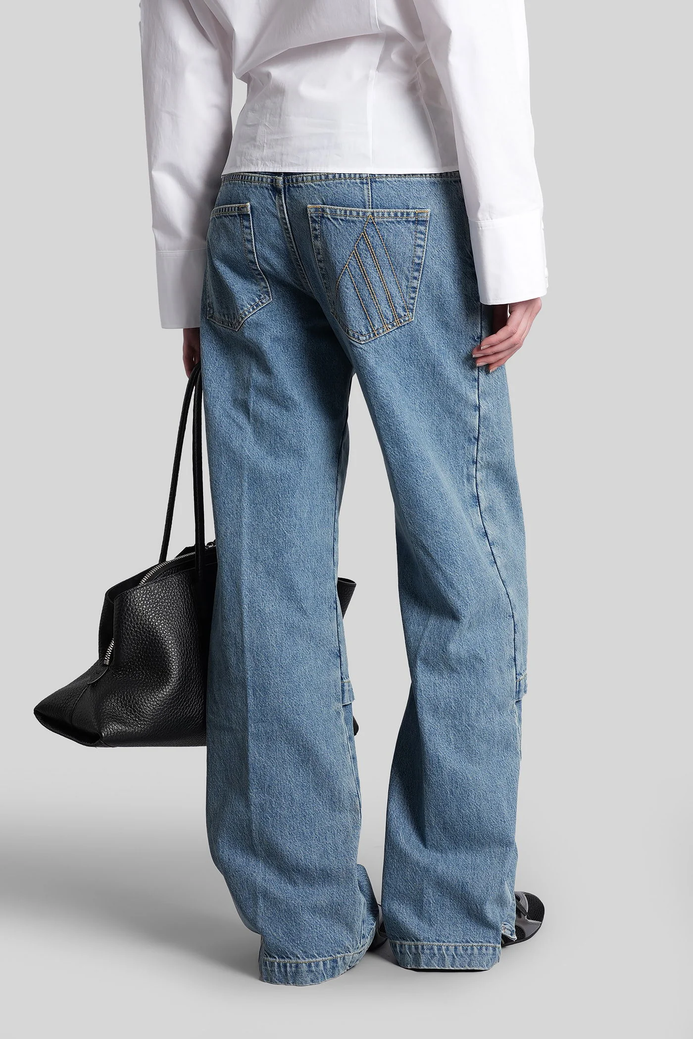 Jeans in blue cotton - Image 3