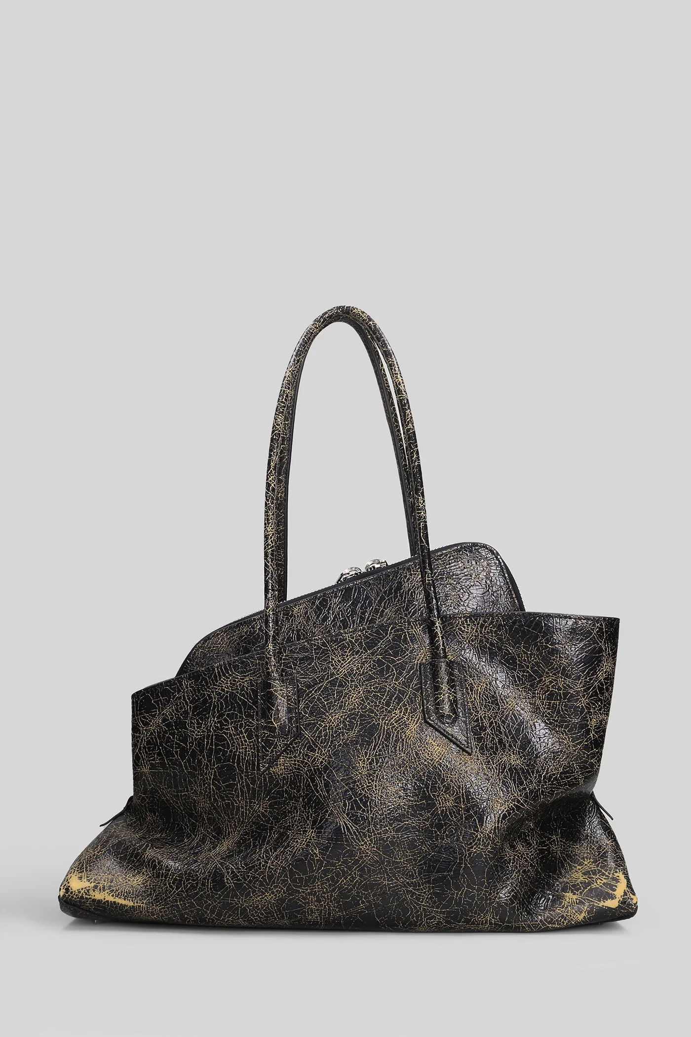 La passeggiata medium Shoulder bag in brown leather - Image 3