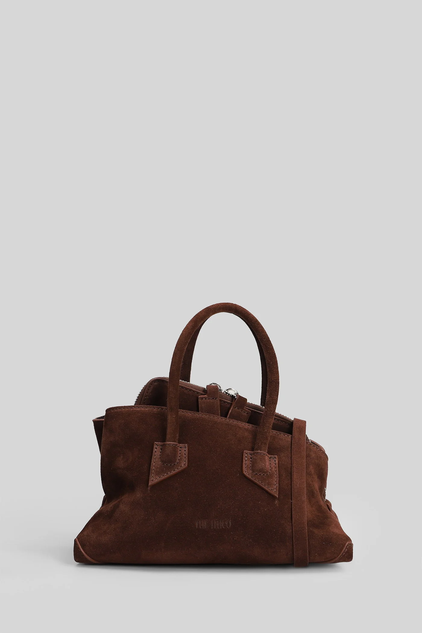 La passeggiata mini Shoulder bag in brown suede