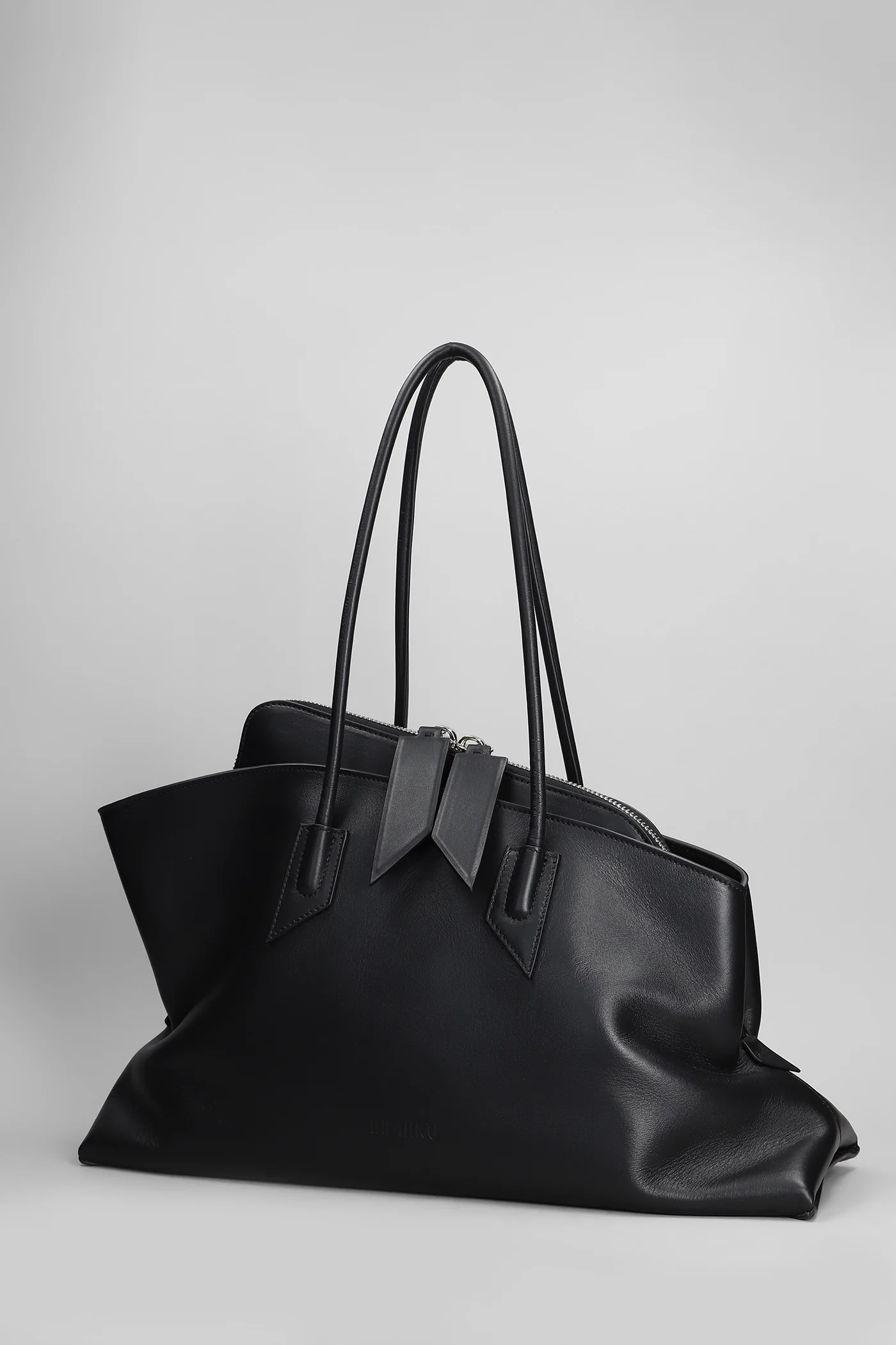 La passeggiata Shoulder bag in black leather - Image 2