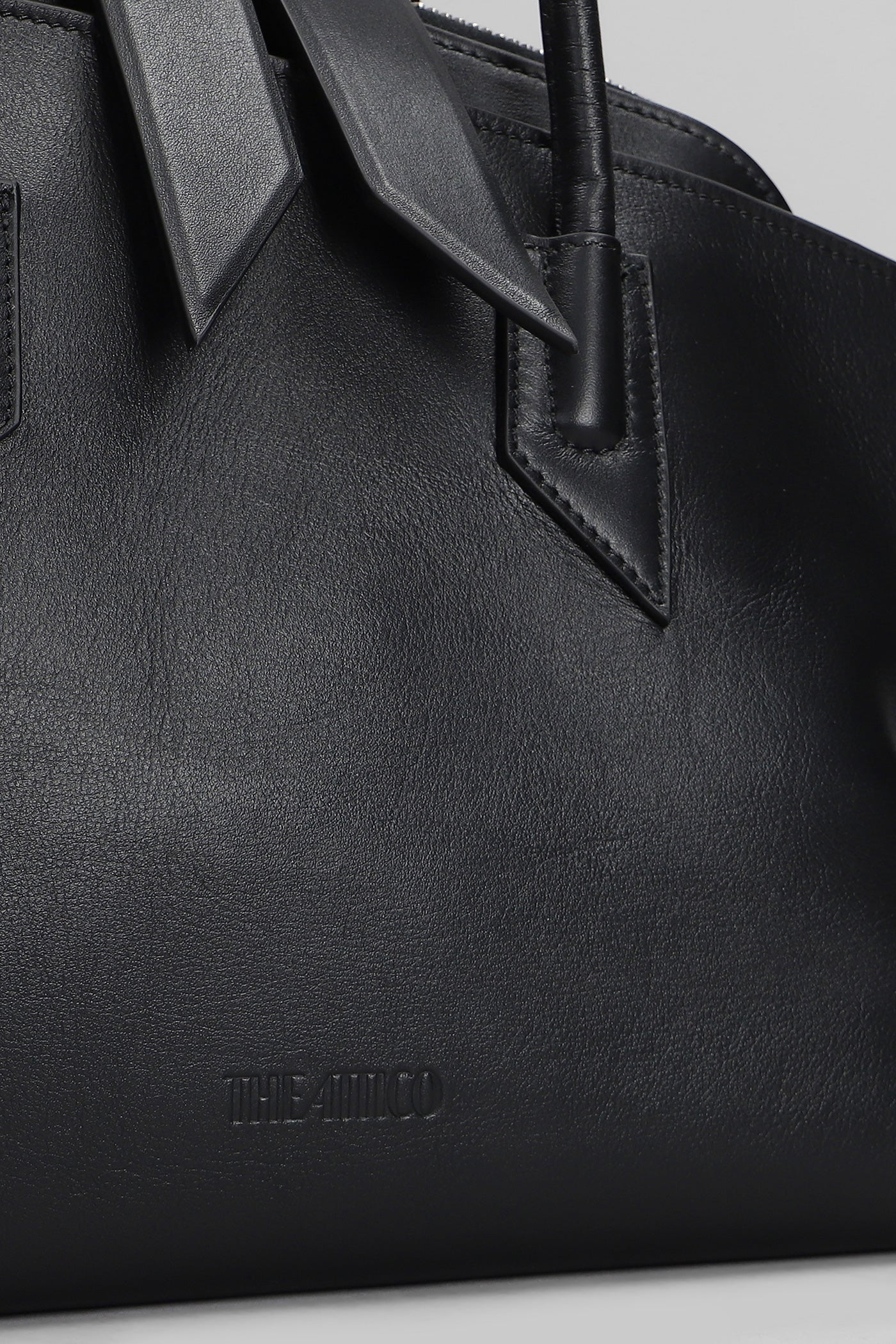 La passeggiata Shoulder bag in black leather - Image 4