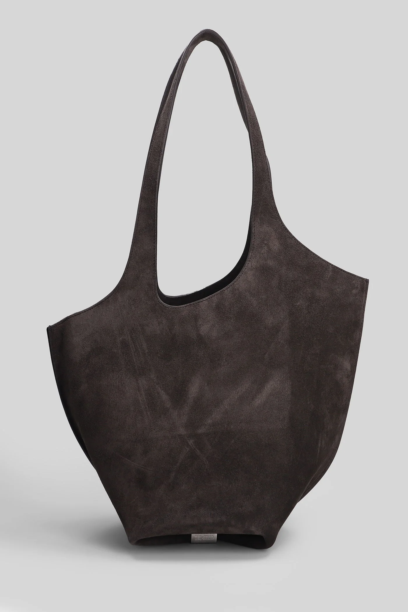 La scoop medium Shoulder bag in brown suede - Image 3